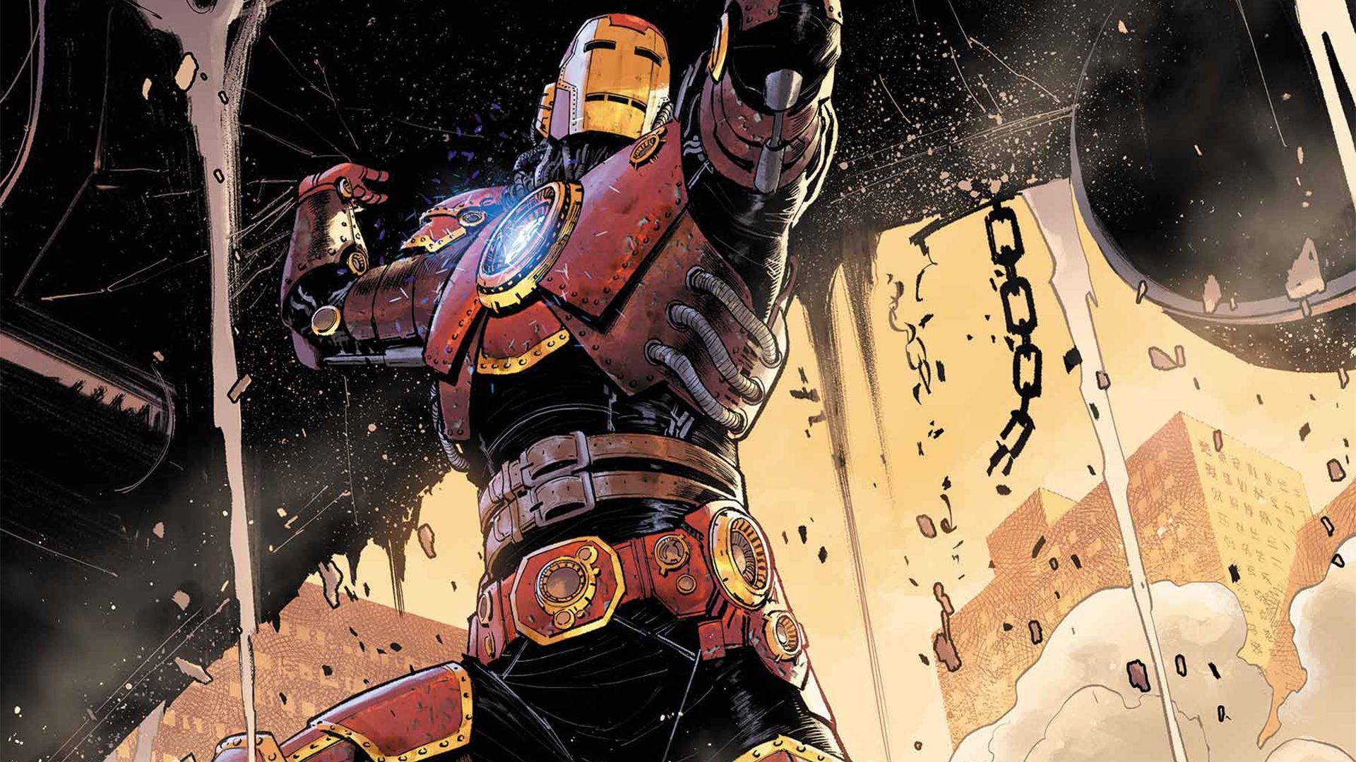 1920x1080 Iron Man Is Going To War: Marvel's New Iron Man Features Tony Stark's Bizarre New Fury Powered Armor And A Major Returning Foe