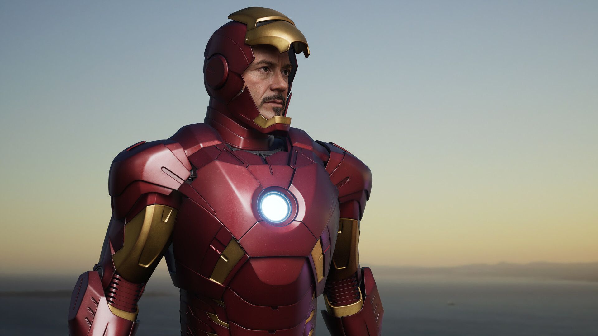 1920x1080 Realistic Iron Man Model Made With Unreal Engine 5