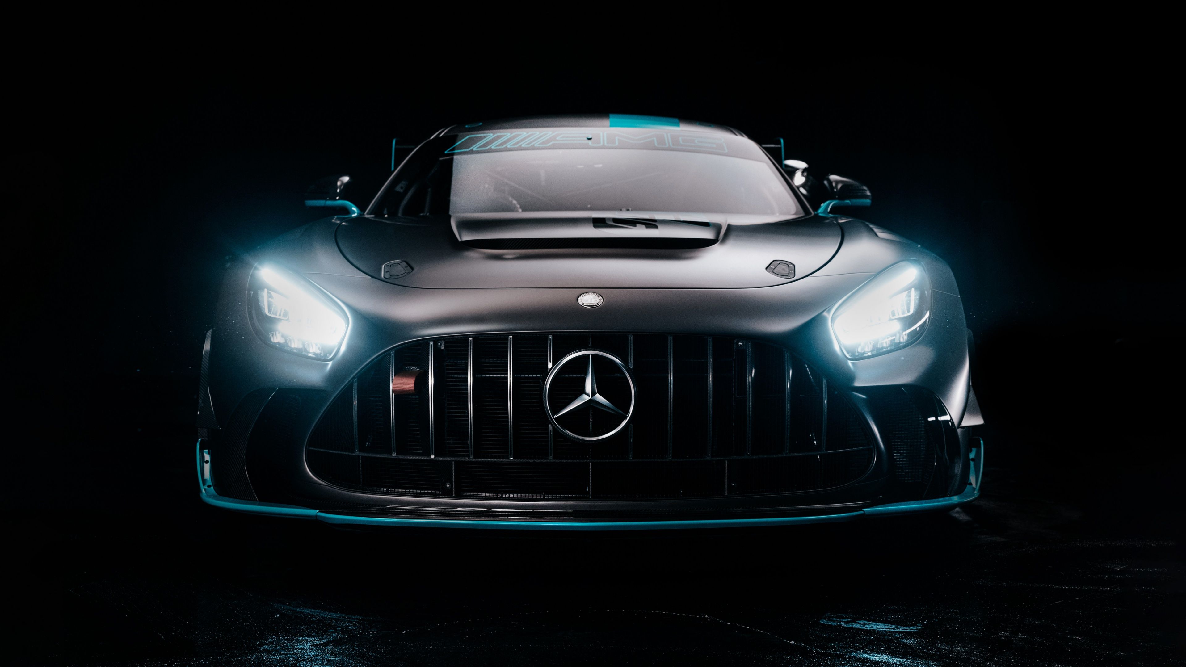 3840x2160 Mercedes AMG GT2 PRO Wallpaper 4K, Race Cars, 5K, Dark Aesthetic