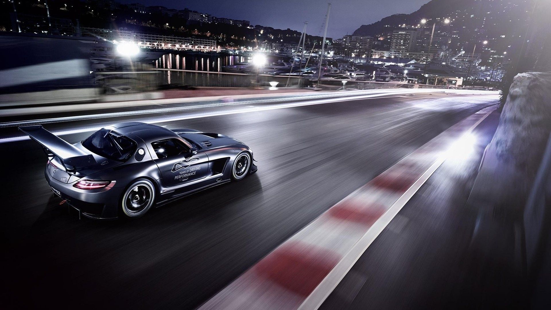 1920x1080 mercedes, Benz, Sls, Amg, Racing, Track, Race, Cars, Tuning, Crowd Wallpaper HD / Desktop and Mobile Background