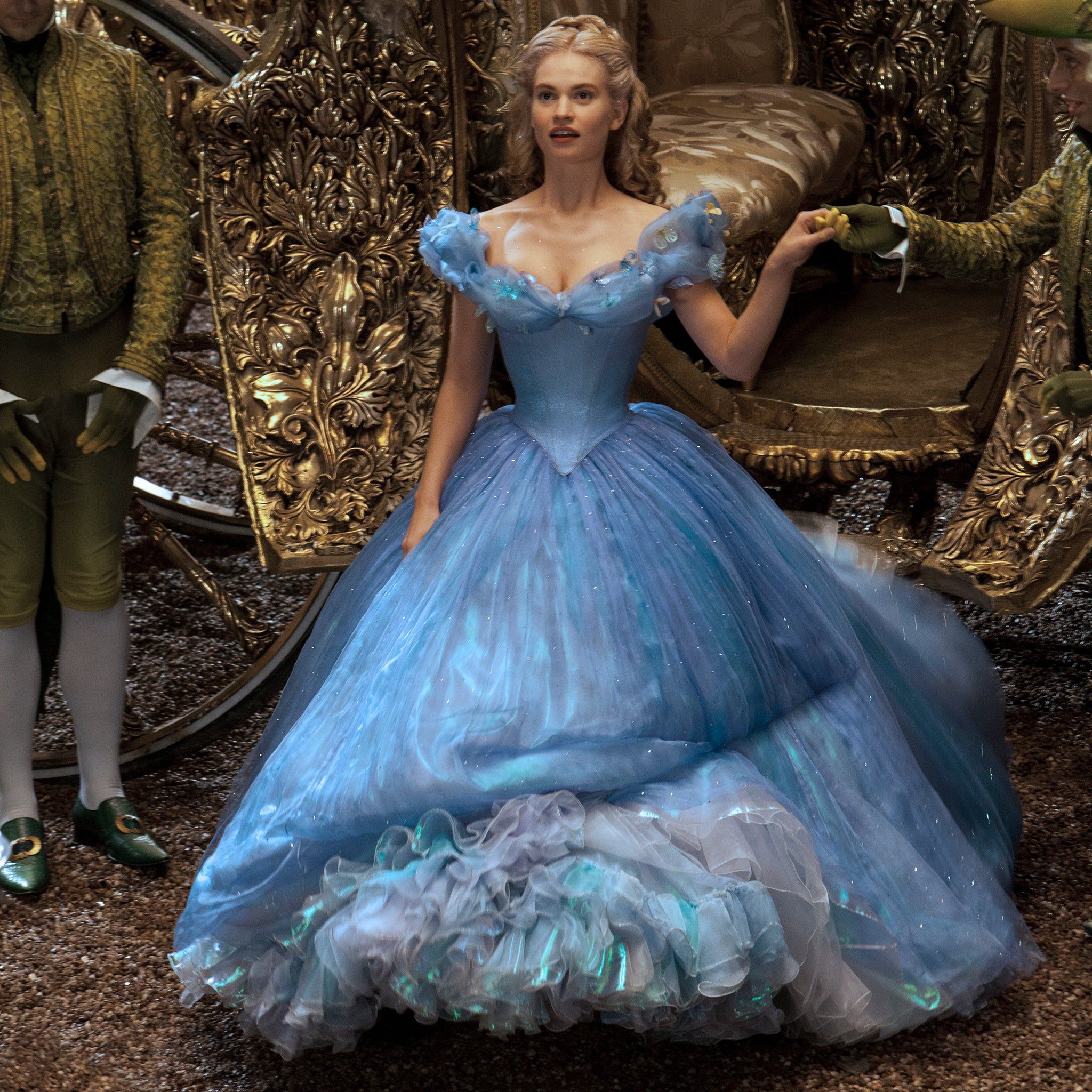 2048x2048 Disney's Cinderella: Why Downton Abbey star Lily James is not just another English rose