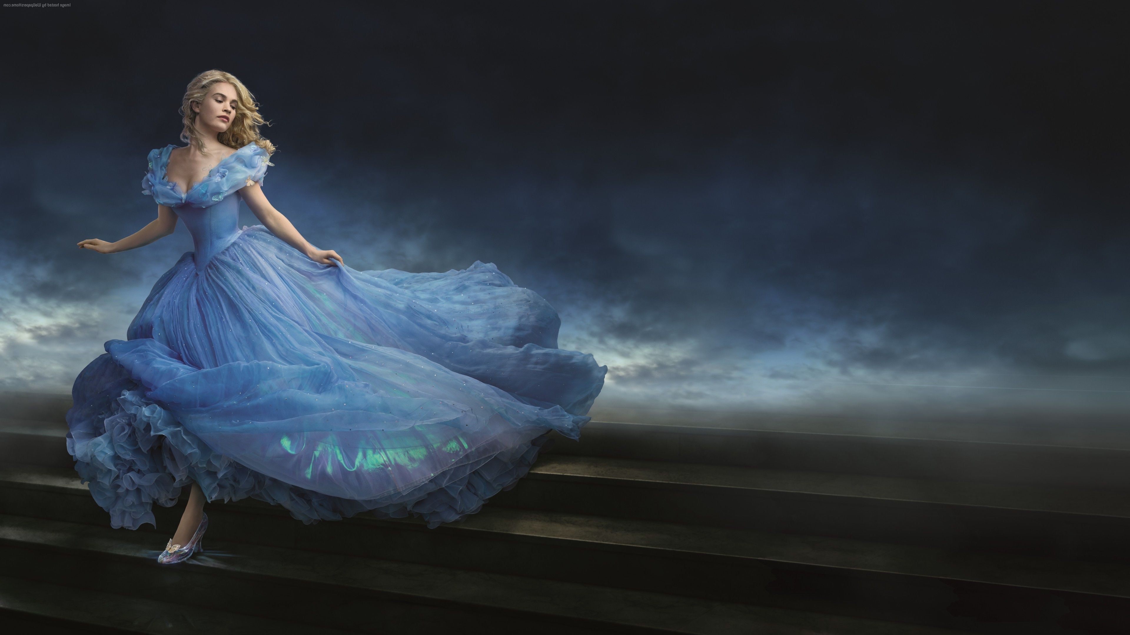 3840x2160 Cinderella, Movies, Animated Movies, Blonde, Lily James Wallpaper HD / Desktop and Mobile Background