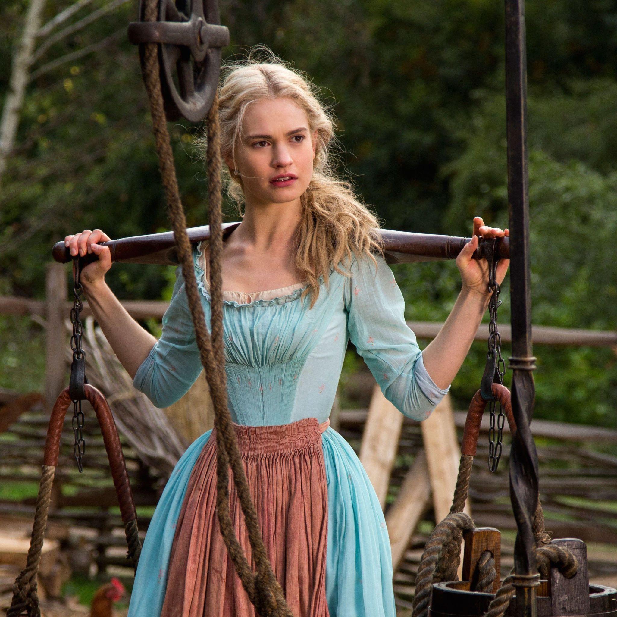2048x2048 Lily James As Cinderella iPad Air , HD 4k Wallpaper, Image, Background, Photos and Picture