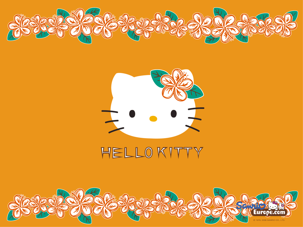 1024x768 Sanrio Fall Wallpaper