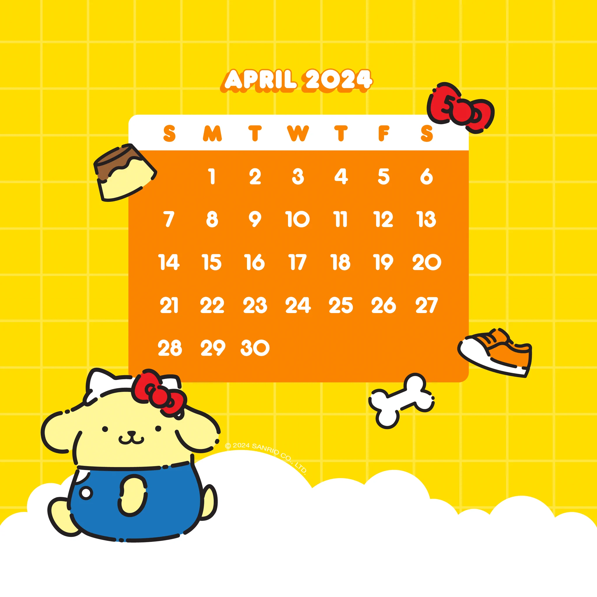 2048x2048 Sanrio on X: Bring Pompompurin wherever you go