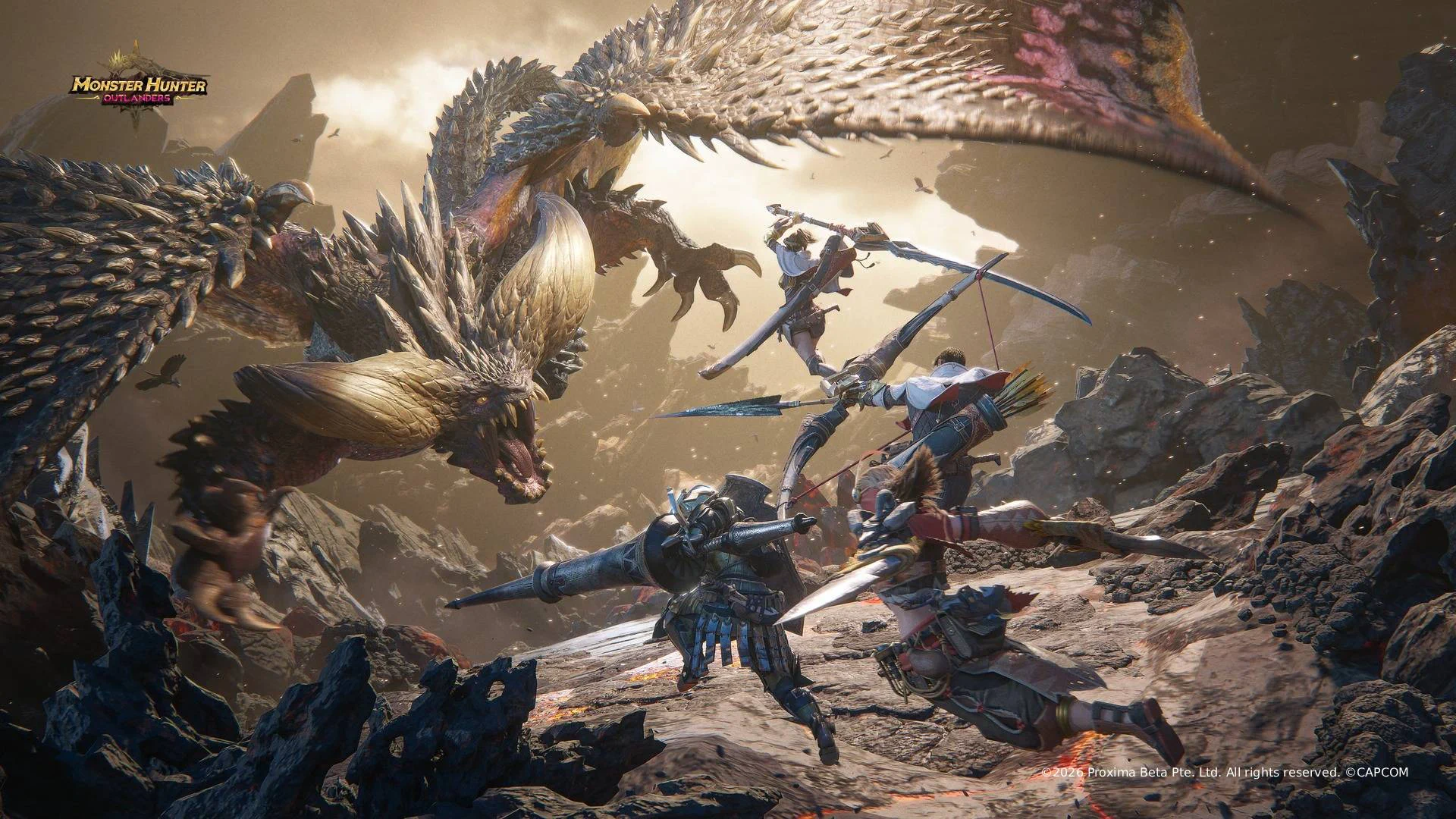 1920x1080 Kogath على X: Official key art for Nergigante from Monster Hunter Outlanders / X