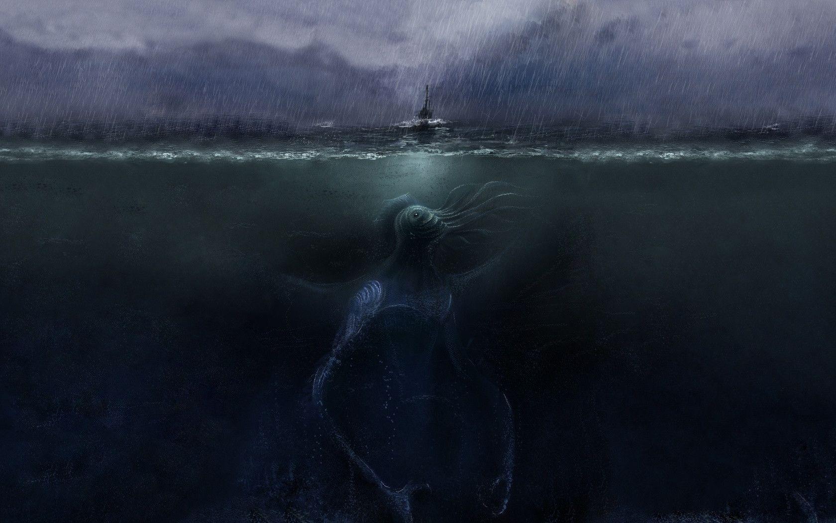 1680x1050 Sea Monster Wallpaper