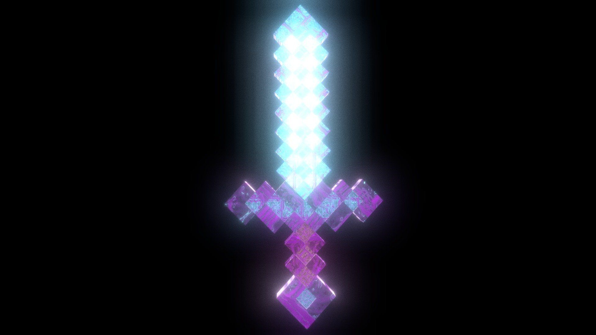 1920x1080 Enchanted Diamond Sword Free 3D model by Faertoon [25c46a3]