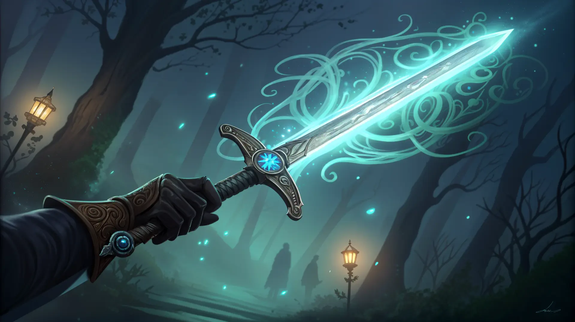 1920x1075 Enchanted Weapon: A Stunning 4K Ultra HD Wallpaper