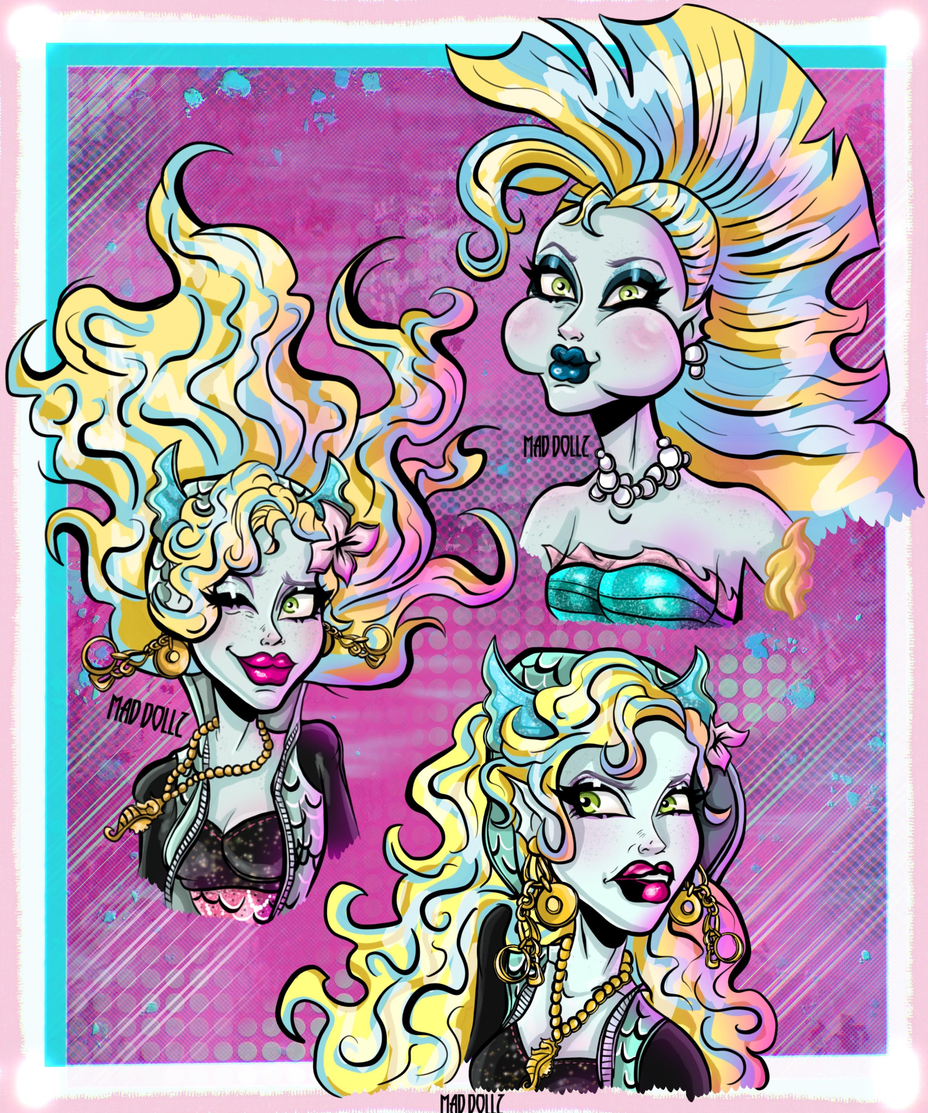 3000x3600 Monster High Lagoona Blue Fanart