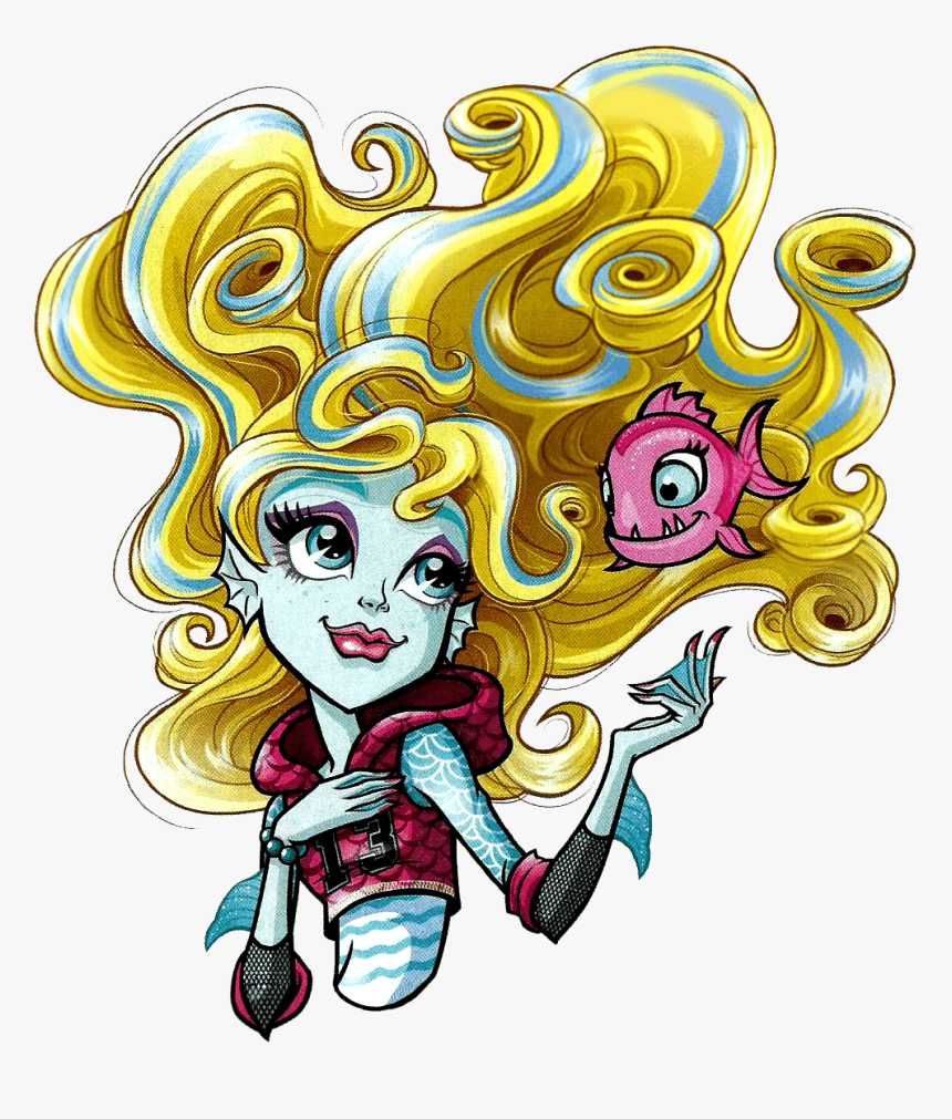 860x1011 Lagoona Blue Monster High Profile Art, HD Png Download