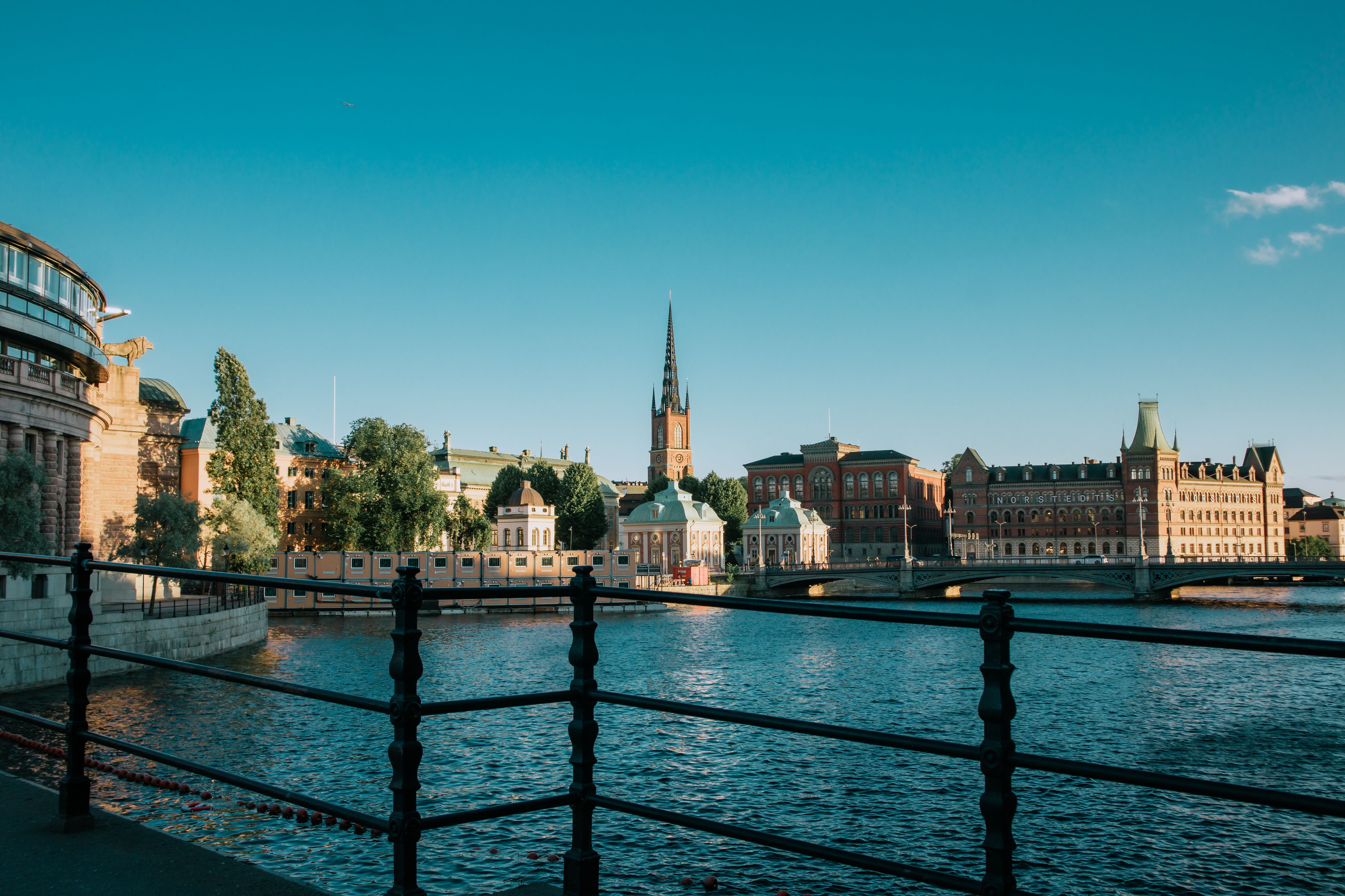 6000x4000 Scenic View of Stockholm's Riddarholmen in Summer · Free