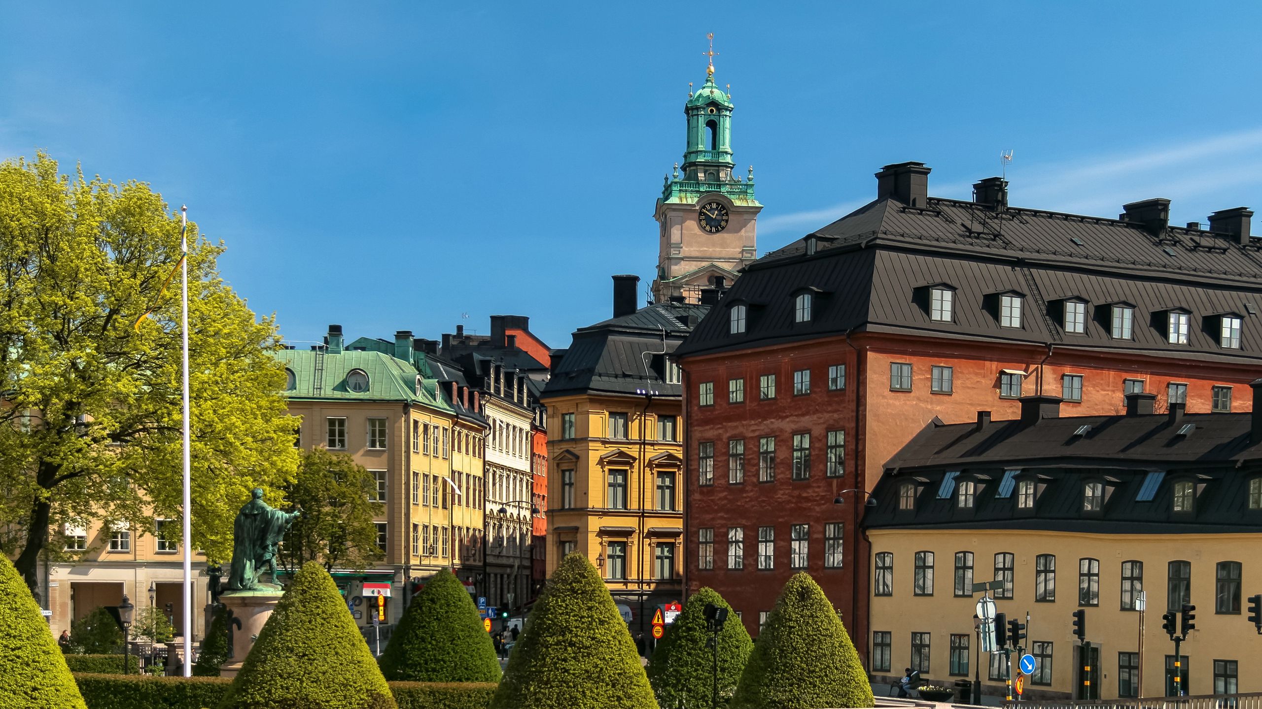 2560x1440 Stockholm Sweden HD Travel Wallpaper