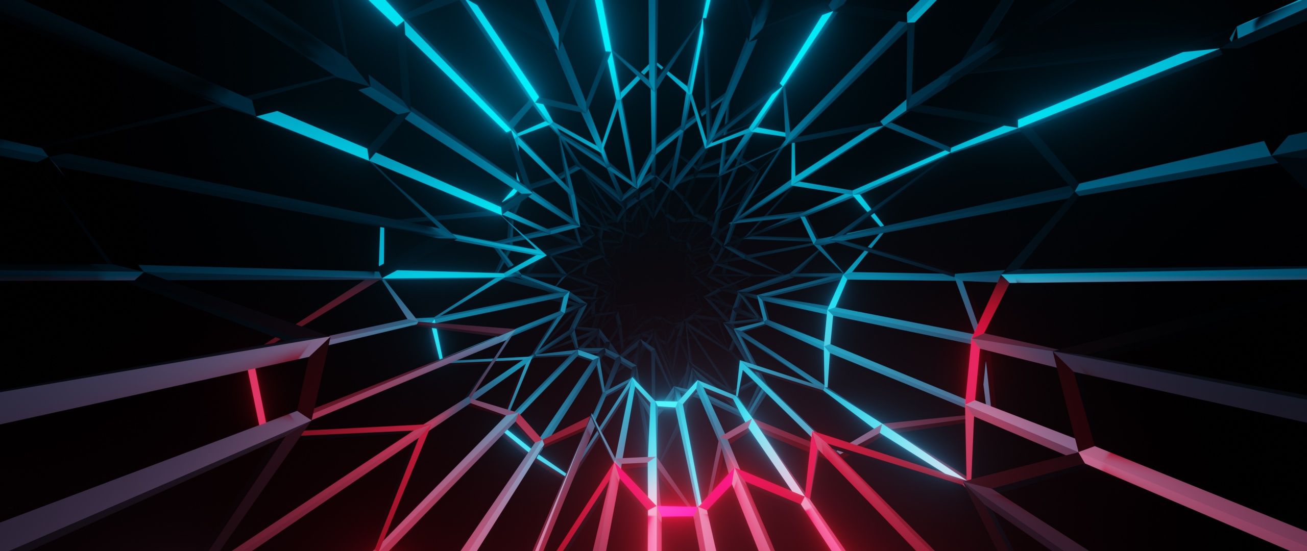 2560x1080 Electric Wallpaper 4K, Neon, Colorful, Dark background