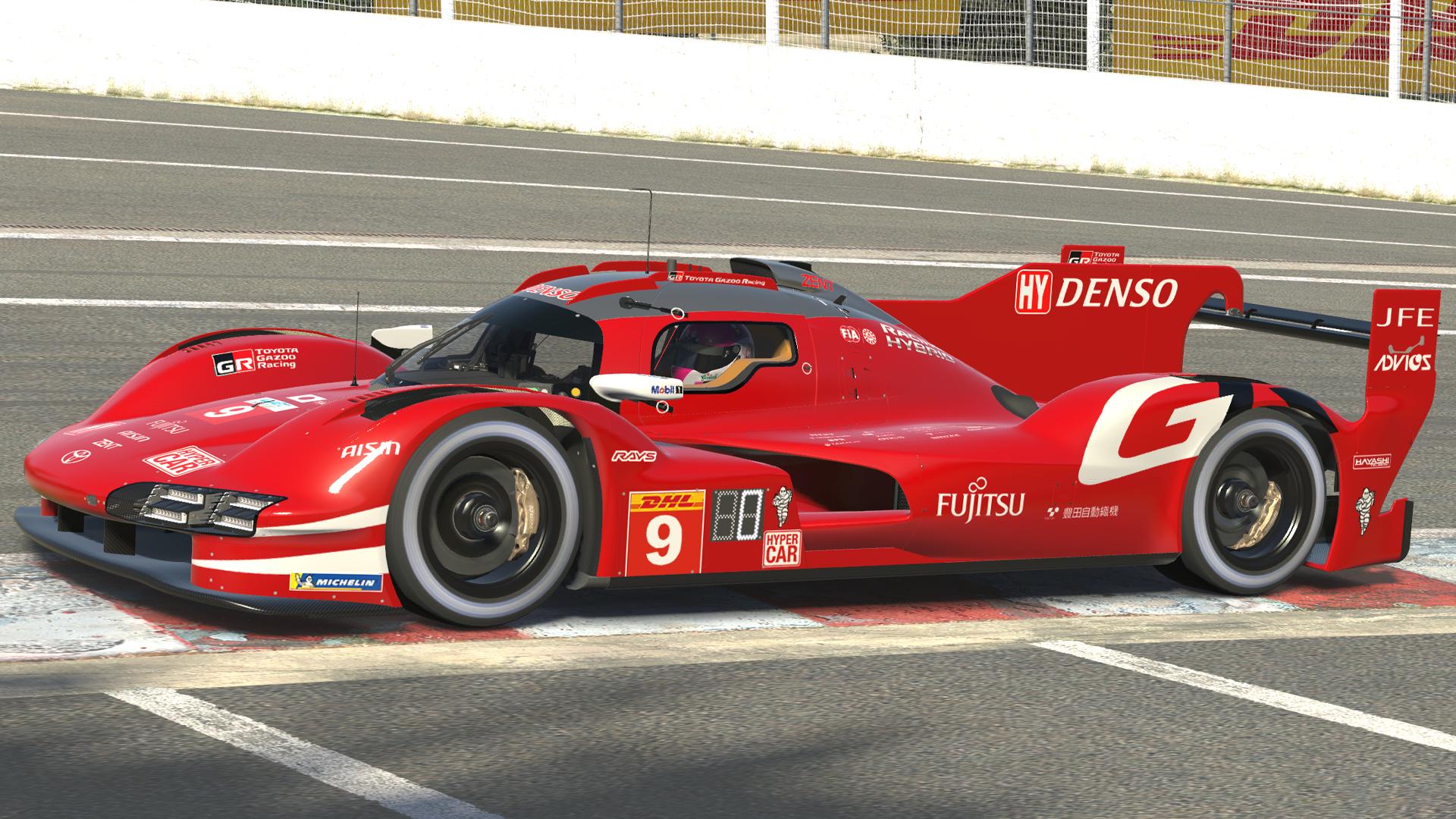 1920x1080 Toyota GR010 Hybrid 2024 Red Porsche 963 GTP by Jasper De Jong