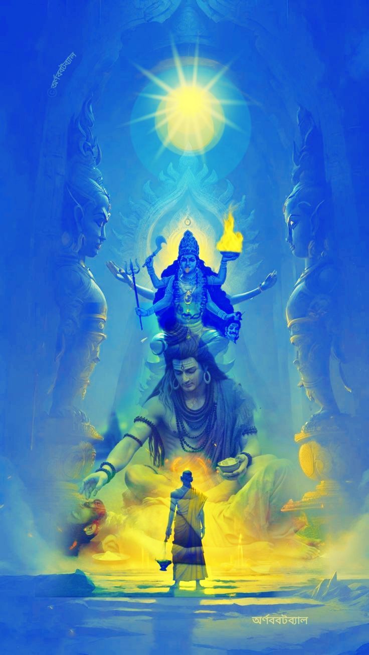 736x1307 Kal Bhairav Mahakali maa Kali