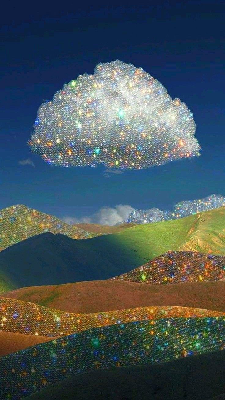 736x1308 Glittery star. Glitter falling wallpaper, Suncatcher picture, Galaxy core sparkle cloud