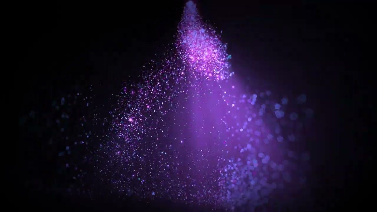 1280x720 4K Sparkling Overlay Effect ║ Falling Glitter For Edits