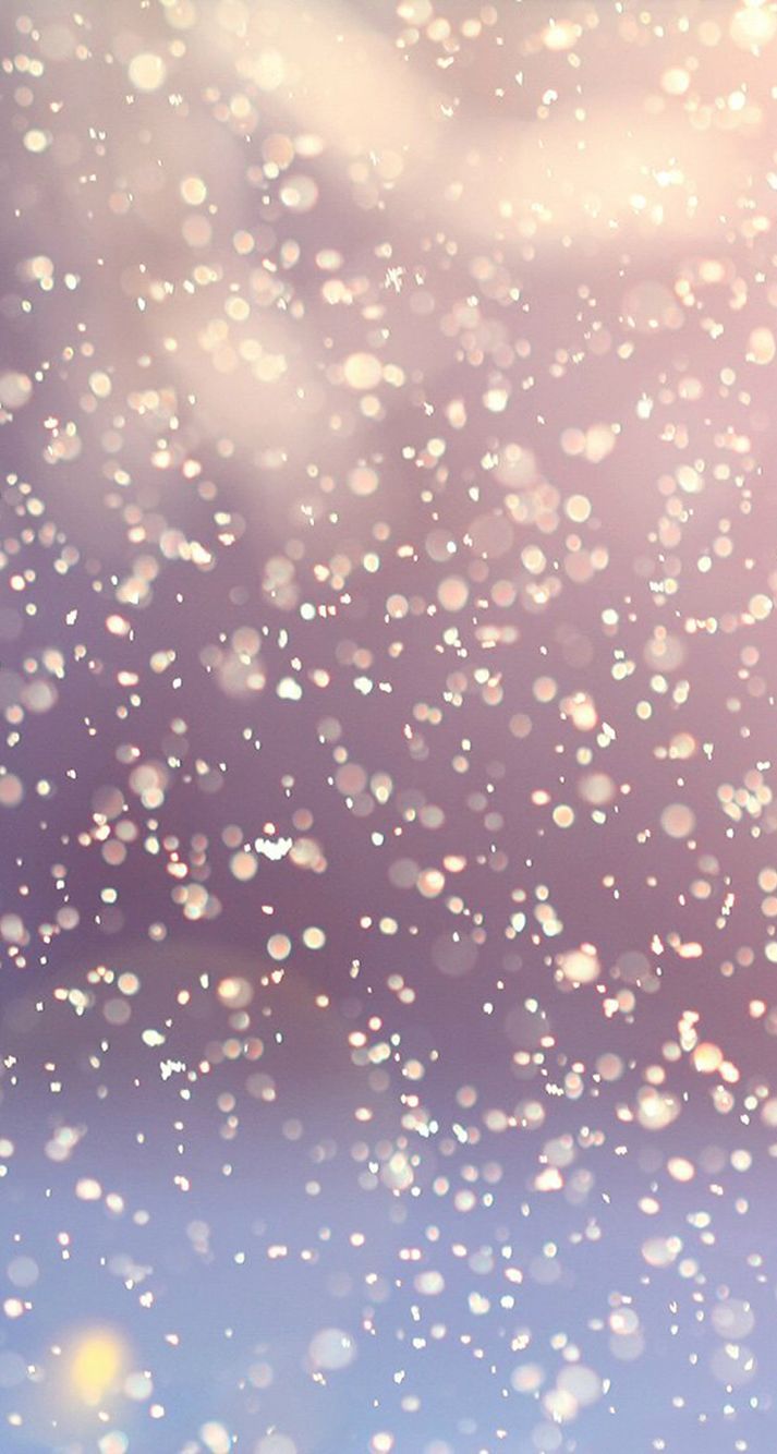 713x1334 Glitter snowfalling iPhone wallpaper