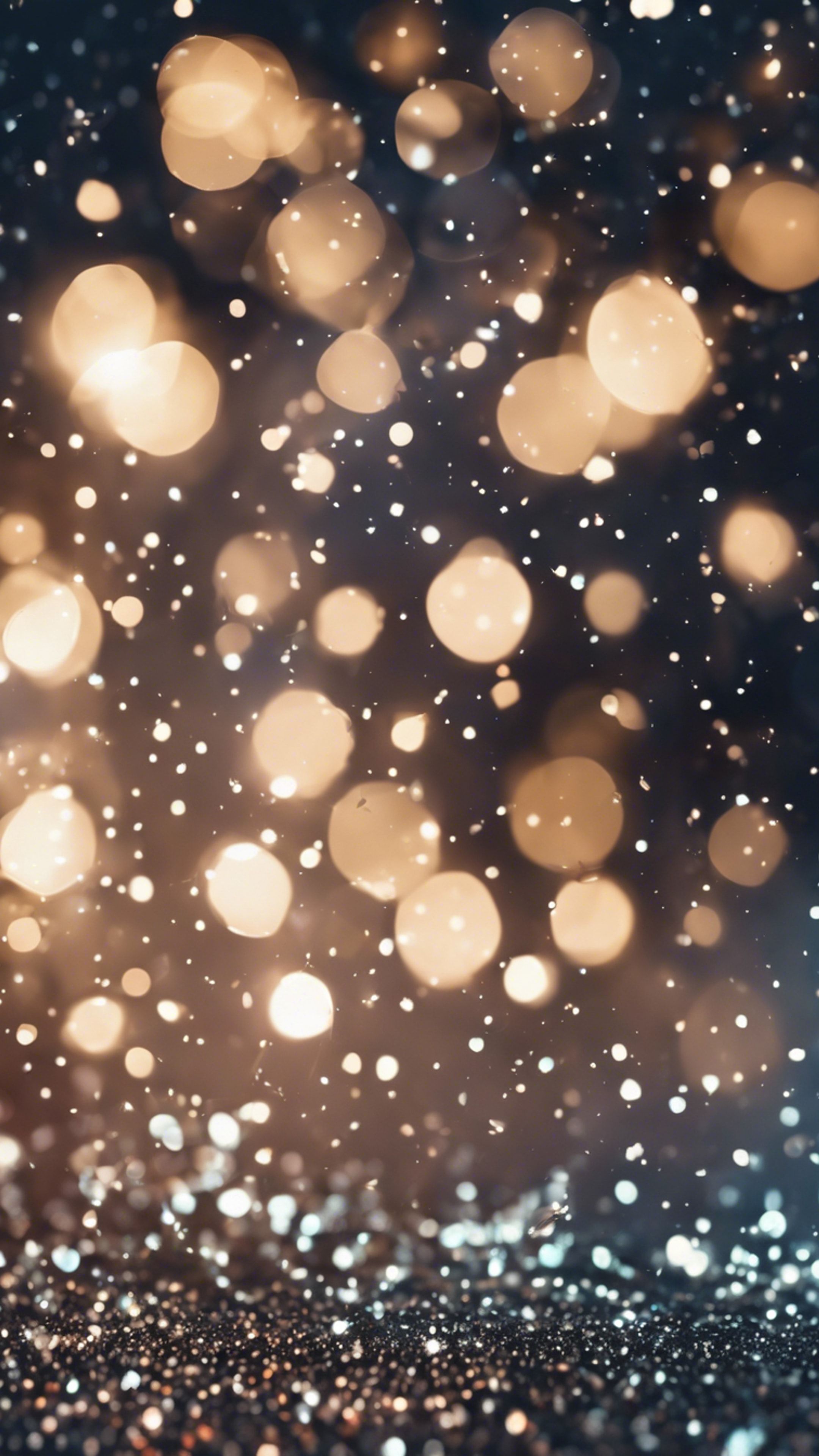 2160x3840 A sparkling silver glitter falling from the sky in the night. Wallpaper [9e8aa2a70c934c3cb6ca]