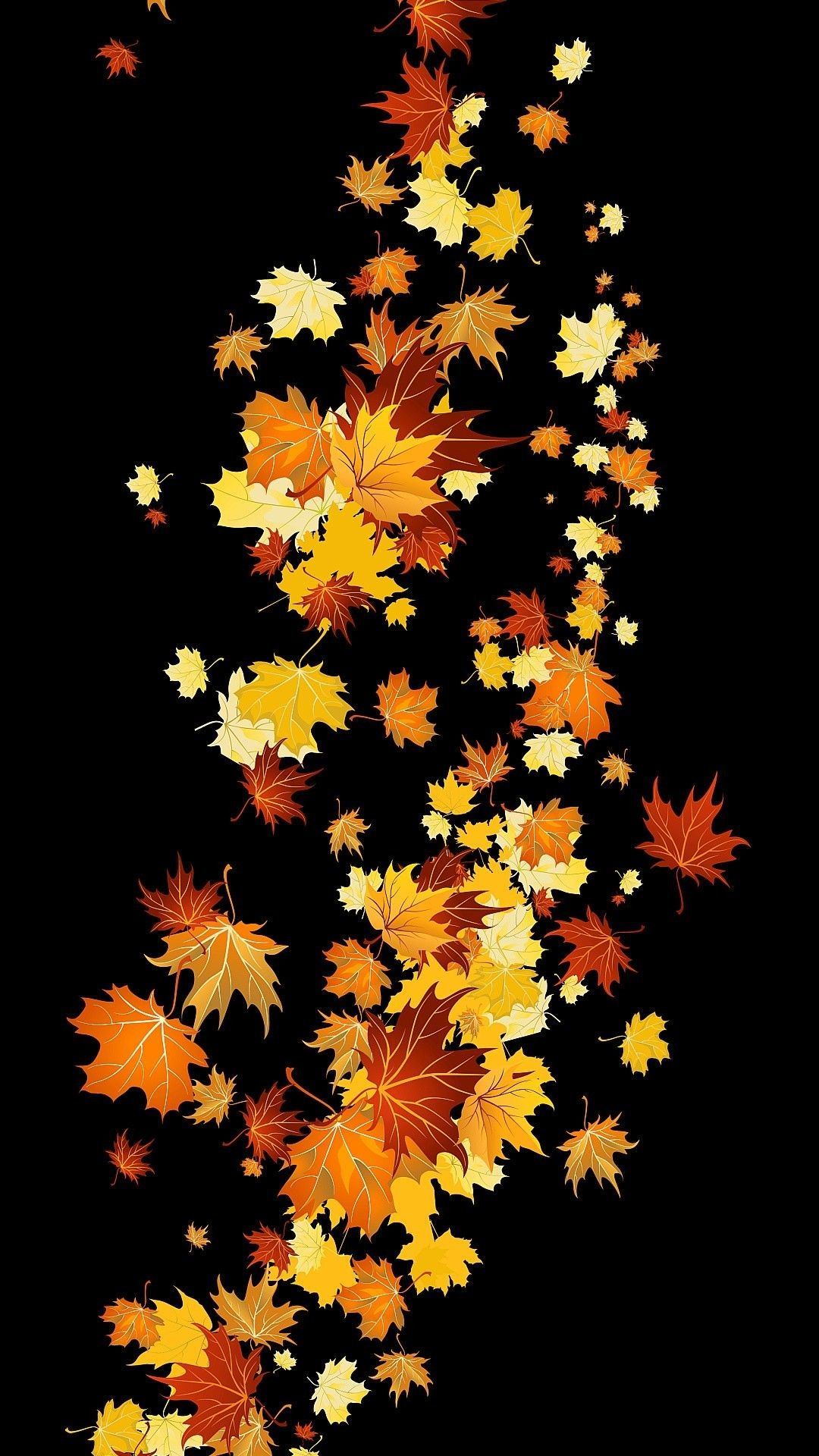1080x1920 Autumn Glitter Wallpaper