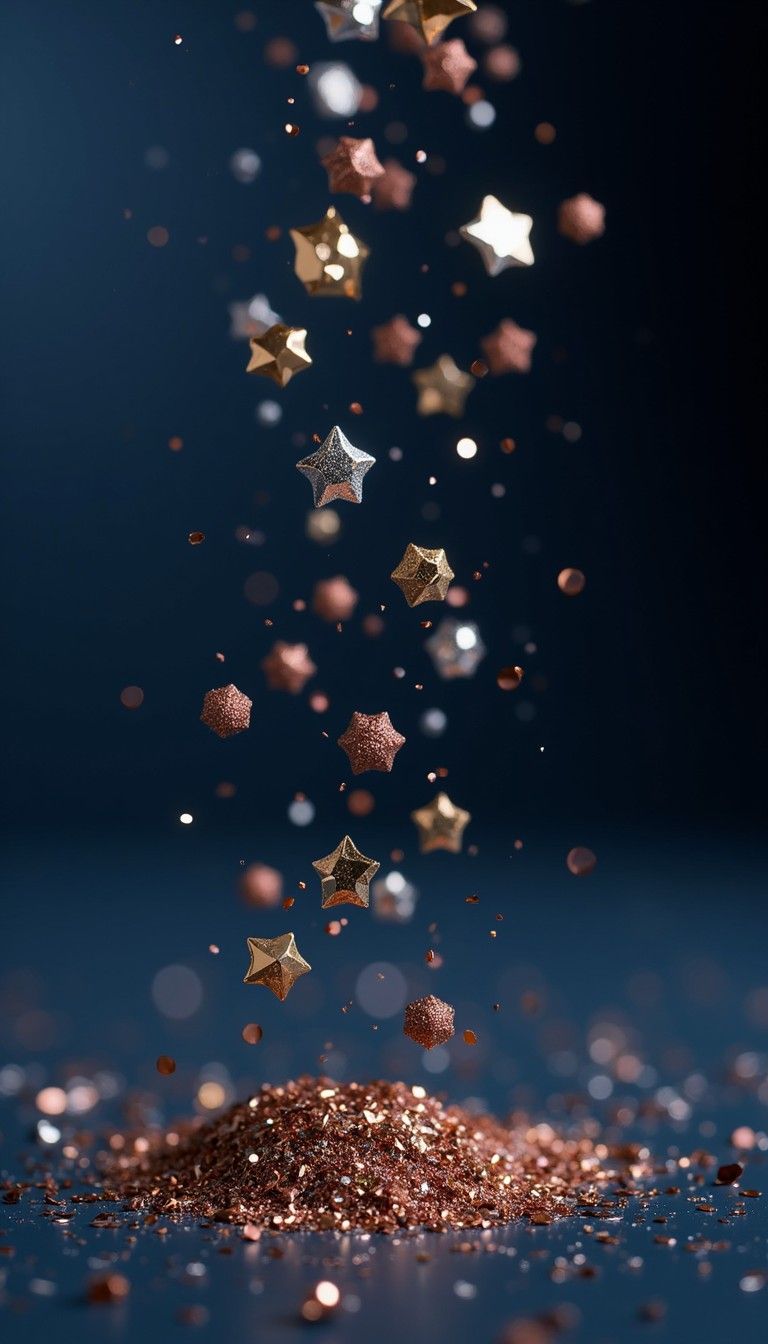 768x1344 Download Falling Sparkle Magic Image, Sparkle, Stars