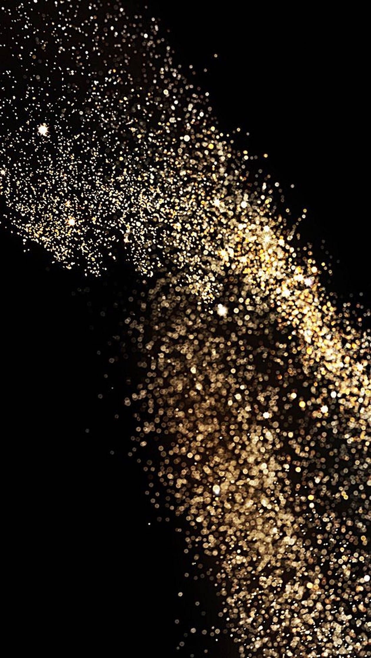1260x2237 Download Falling Gold Dust Wallpaper