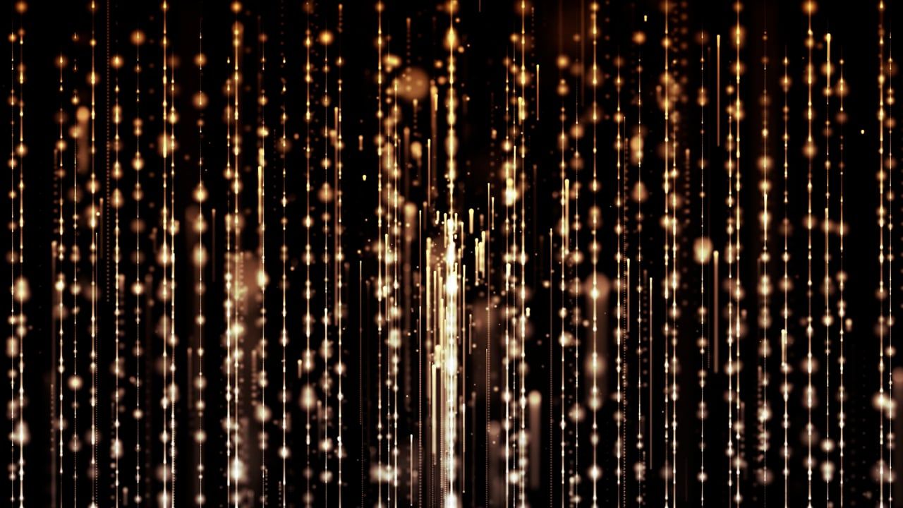 1280x720 Glitter, Glow, Abstract. Free Stock Video