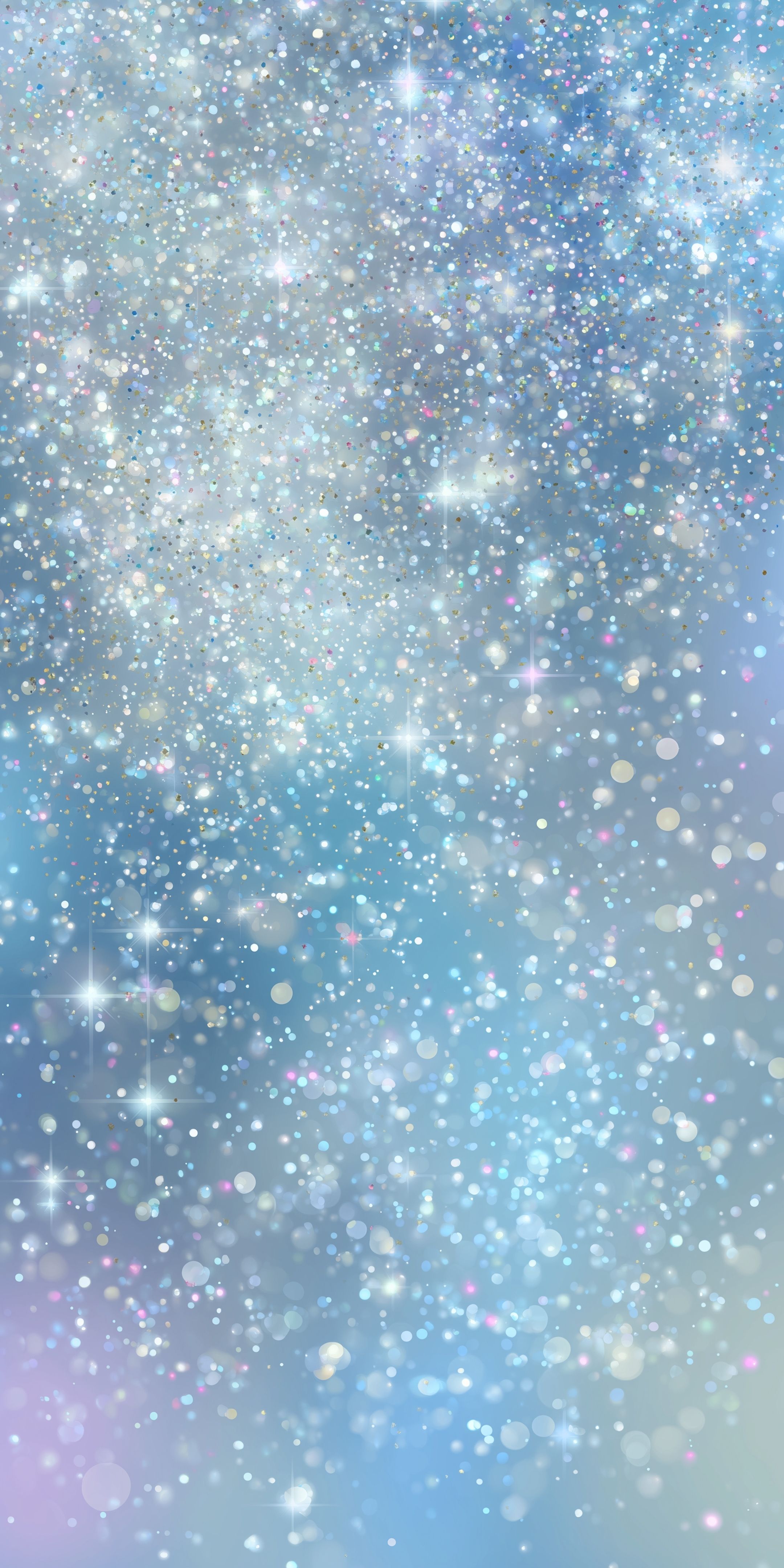 2160x4320 Sparkling Blue Sky Full of Stars and Lights Wallpaper [4cac8c78f45f4e7f9c41]