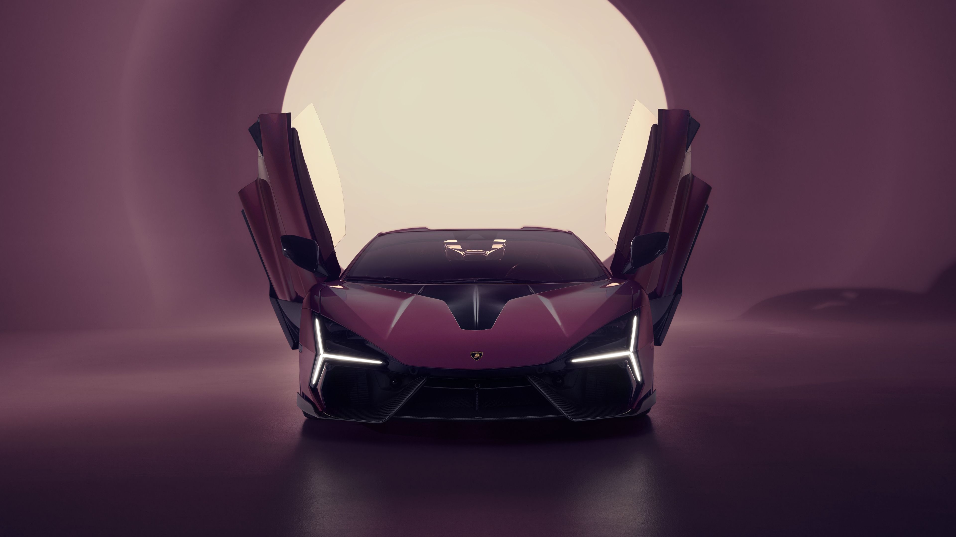3840x2160 Lamborghini Revuelto Wallpaper 4K, Purple car, Purple aesthetic