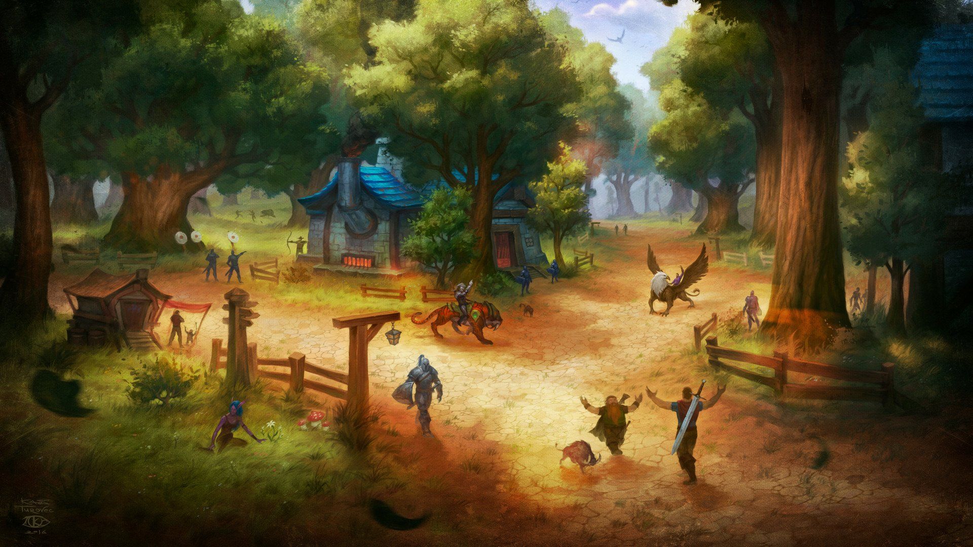 1920x1080 Elwynn Forest Village