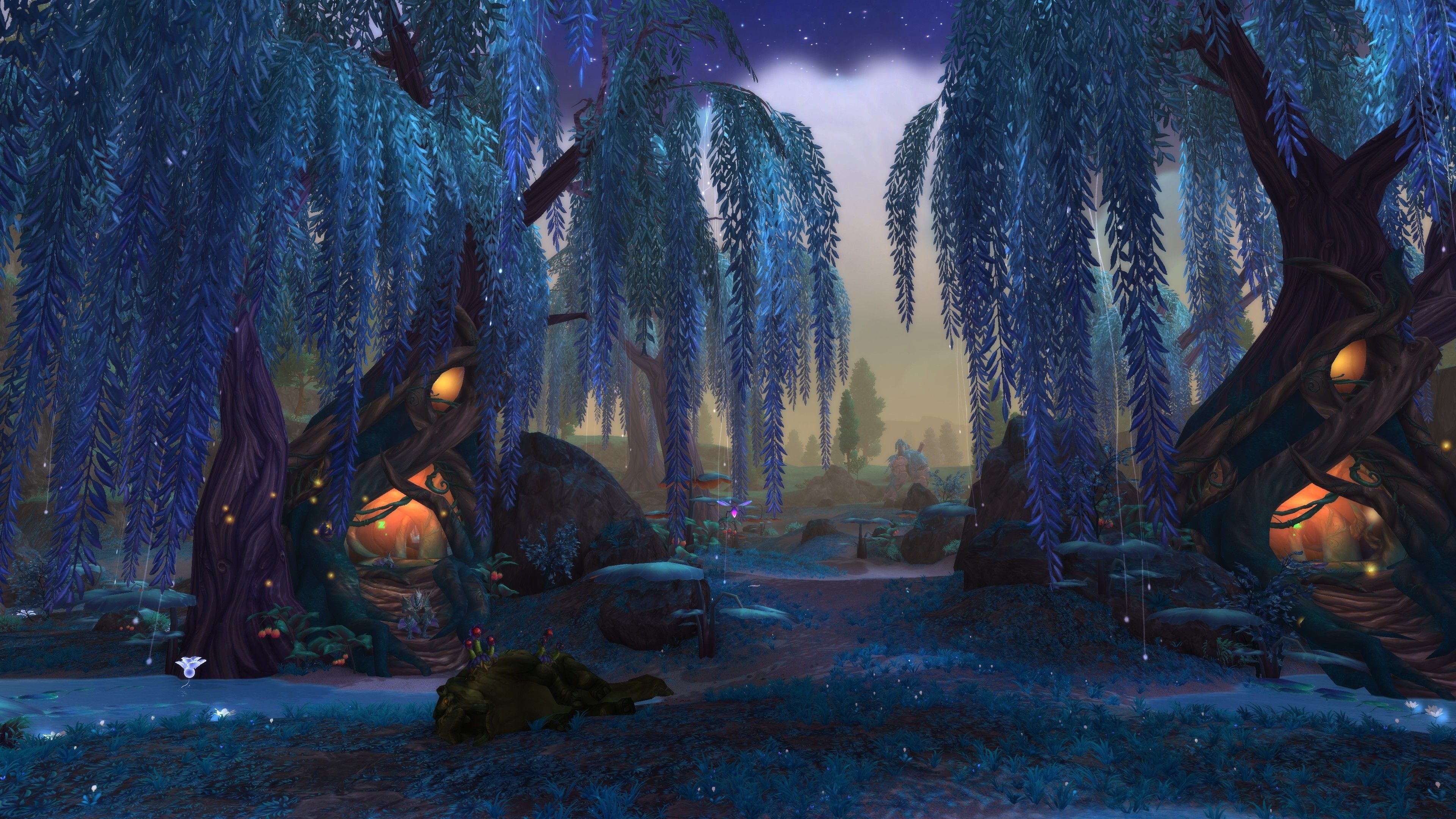 3840x2160 Magic forest in the game World of Warcraft Warlords of Draenor Desktop wallpaper 1280x800