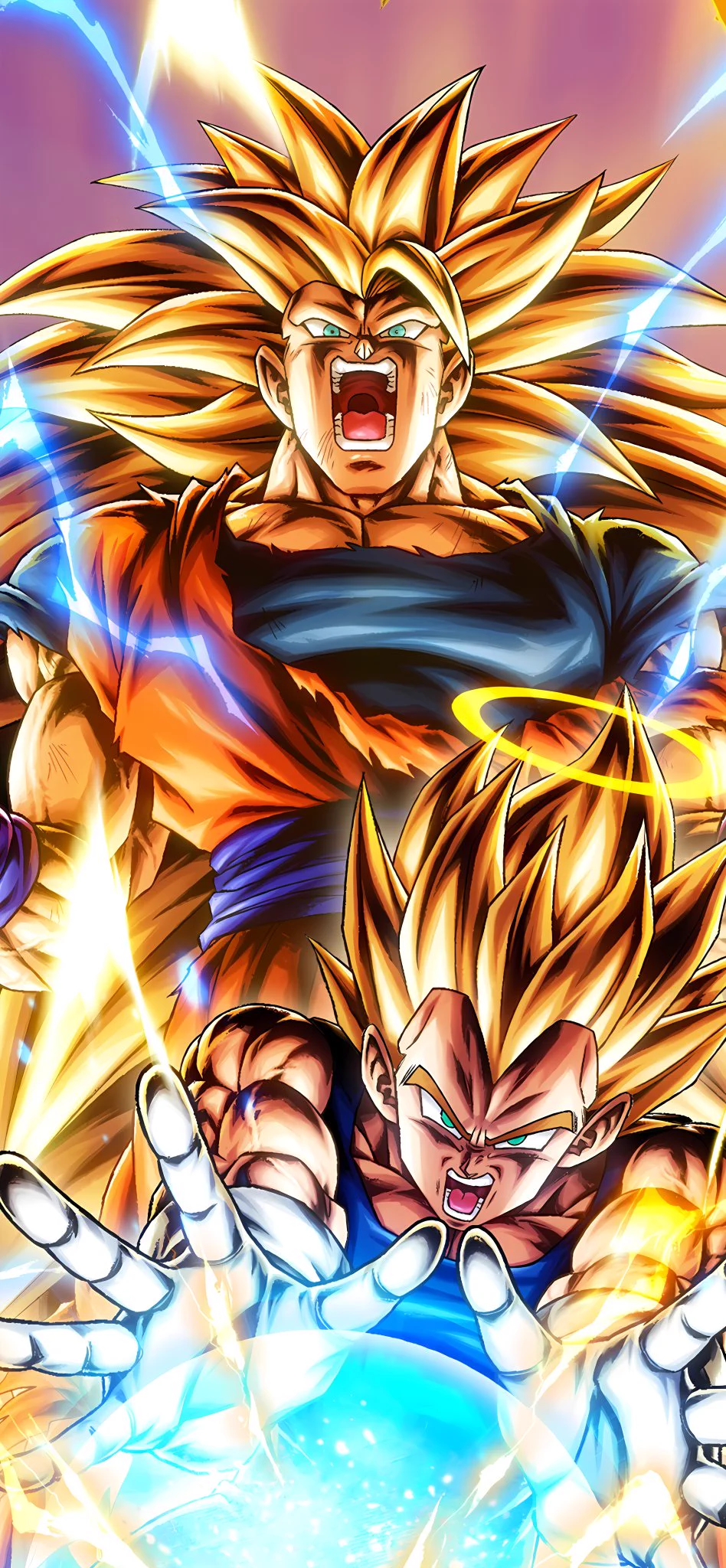 948x2048 Rustic  on X: ✨️ Ultra Super Saiyan 3 Goku and Super Saiyan 2 Vegeta Phone Wallpaper ✨️ Likes and retweets are appreciated as always!