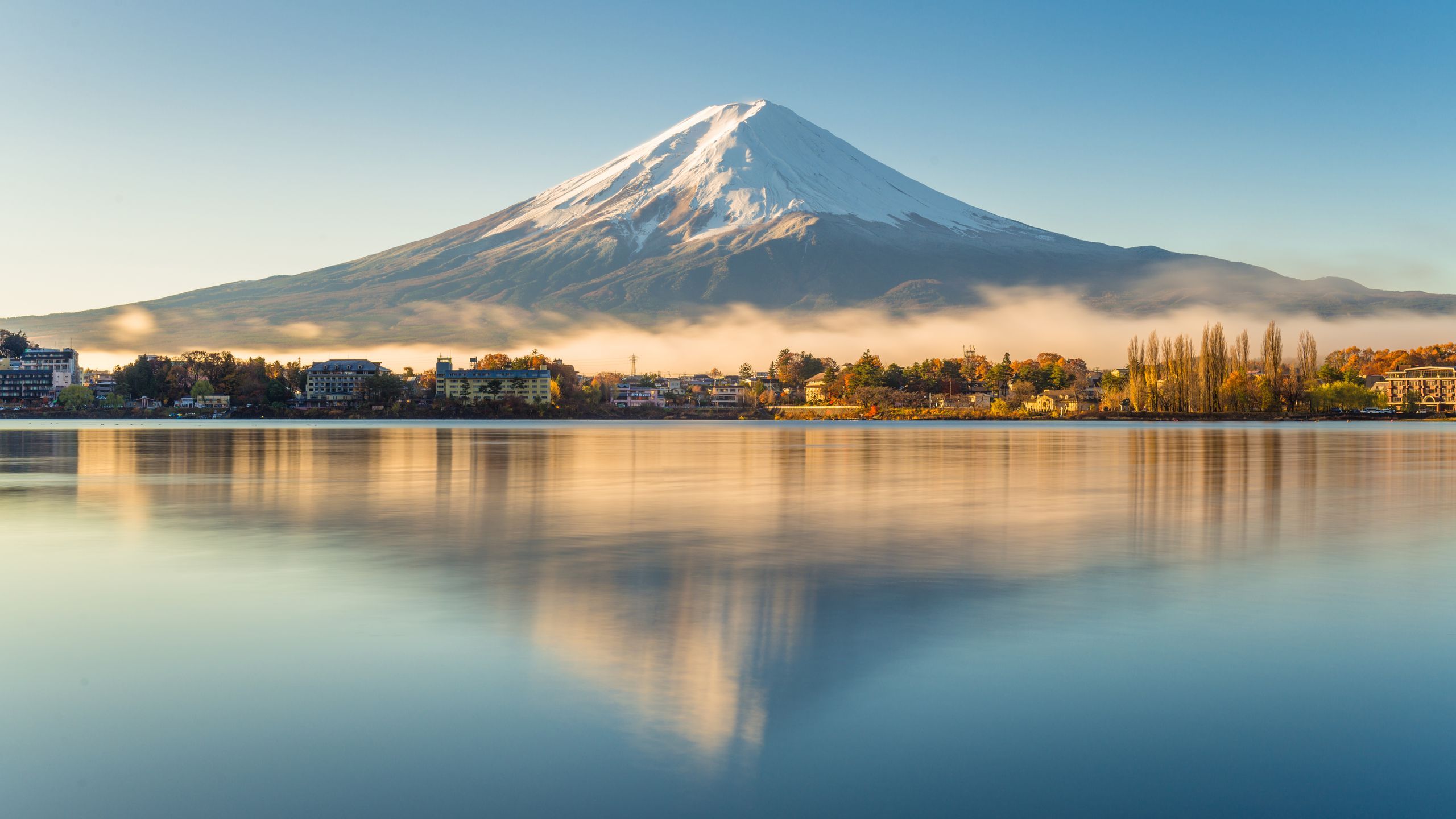 2560x1440 Lake Kawaguchi
