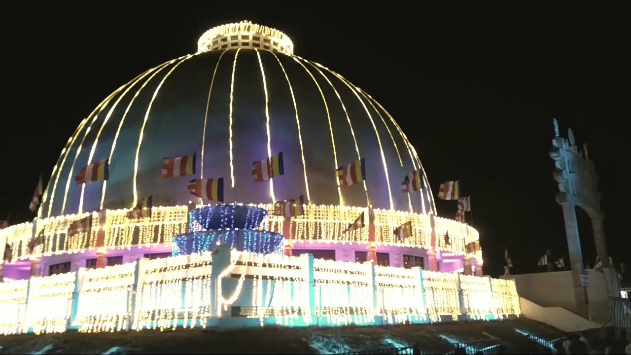 1280x720 #DikshaBhoomi, Nagpur. Dr. Babasaheb Ambedkar. #DeekshabhoomiatNight. #NightLighting #Dikshabhumi