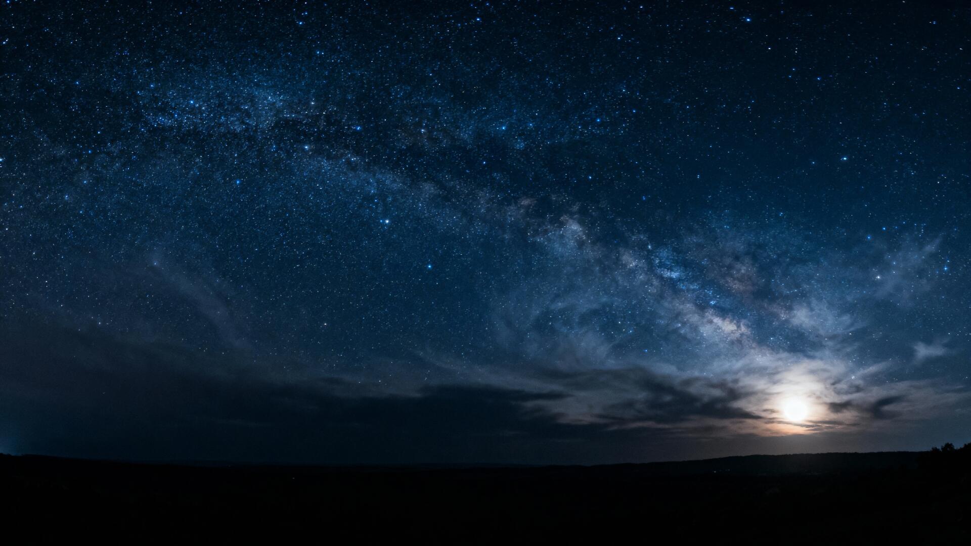 1920x1080 Starry Night 4K Wallpaper