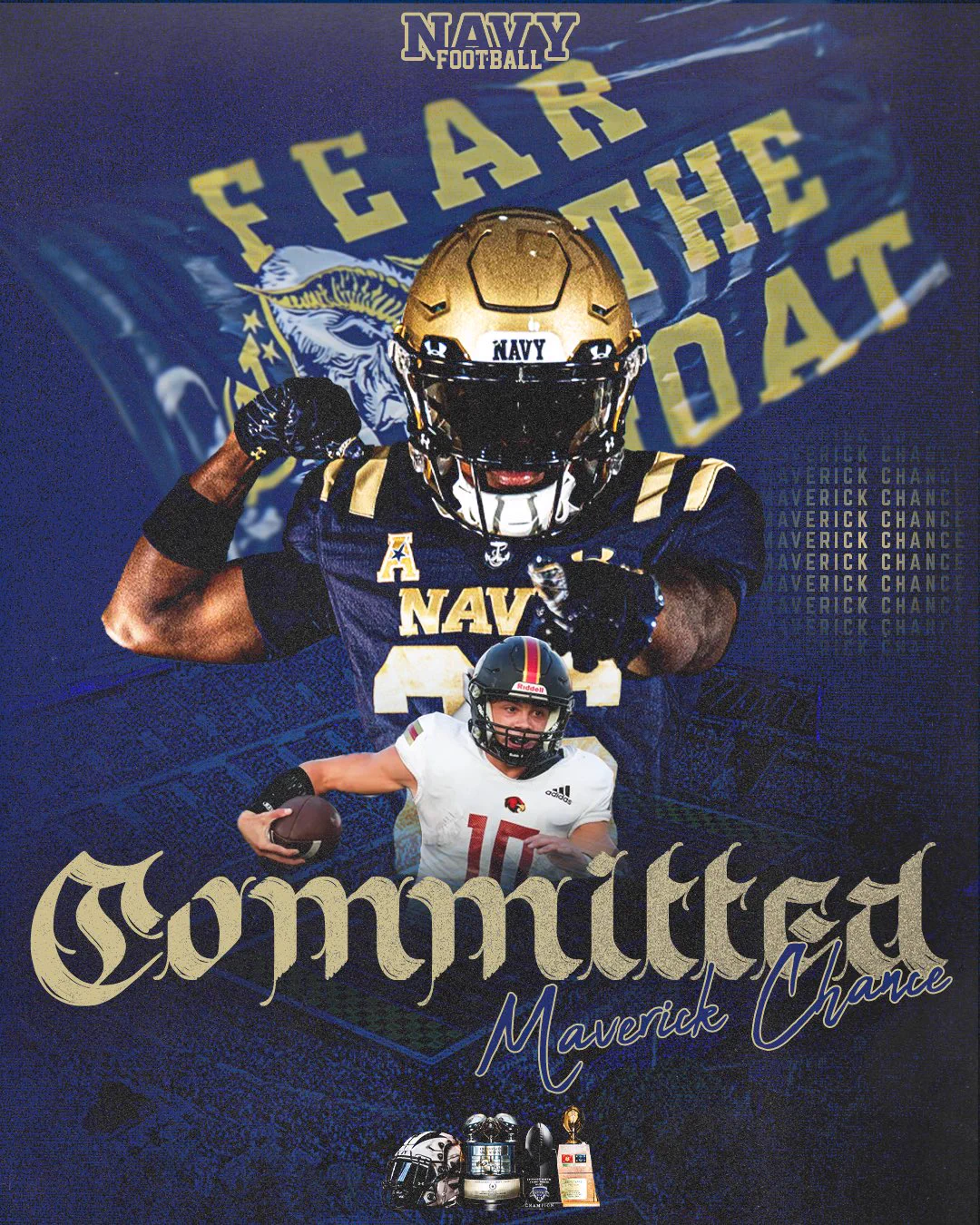1080x1350 Chris Smith on X: FYI .. #TN2026 Ravenwood (QB) Maverick Chance commits to #Navy #Midshipmen #AAC (#PRZTN ranked prospect) #Raptors #MidTN26 #CSS #TNHSFB / X