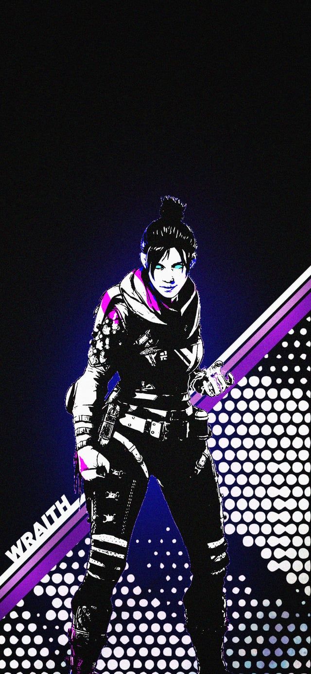 640x1385 A Wraith iPhone Wallpaper as requested. Hoping to make it to every legend but let me know which one you want next!