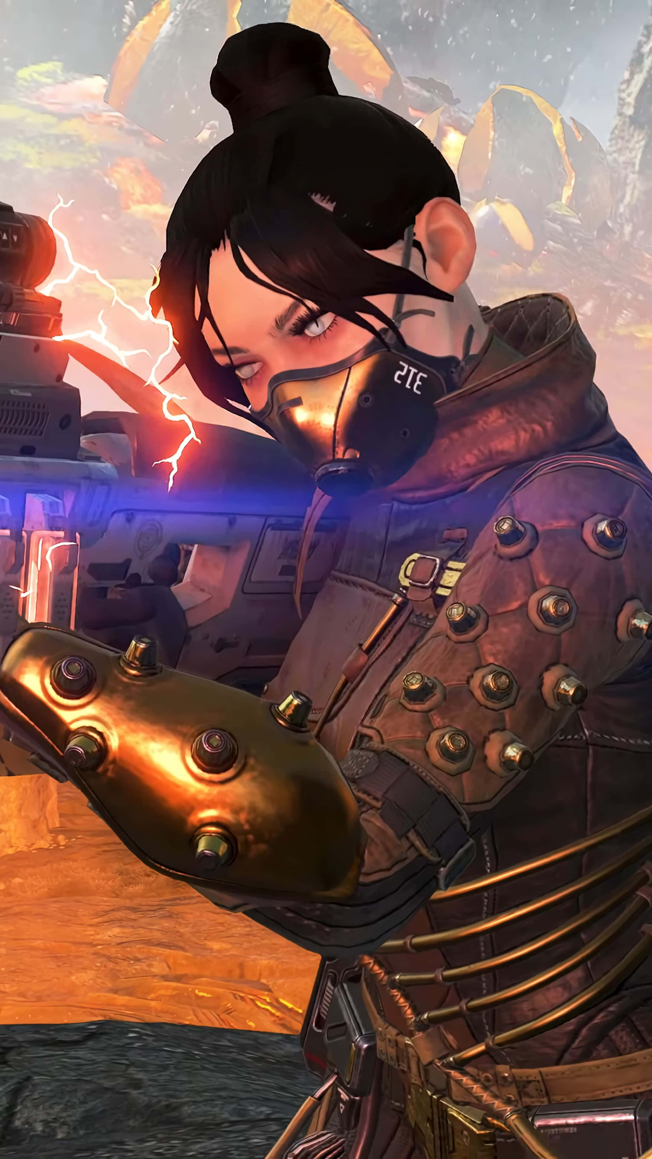 2160x3840 Download Conquer The Outlands With Apex Wraith Wallpaper