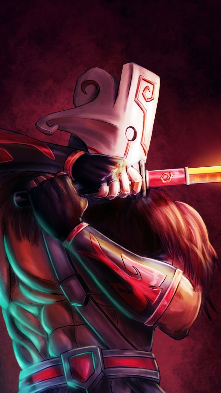 750x1334 Juggernaut (Dota 2) Phone Wallpaper: Free 4K & HD Downloads