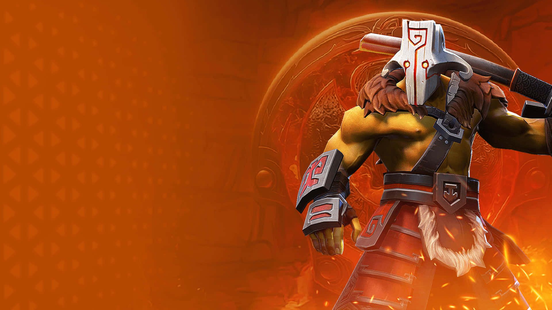 1920x1080 Download Dota 2 Juggernaut Resting Sword On Shoulder Wallpaper
