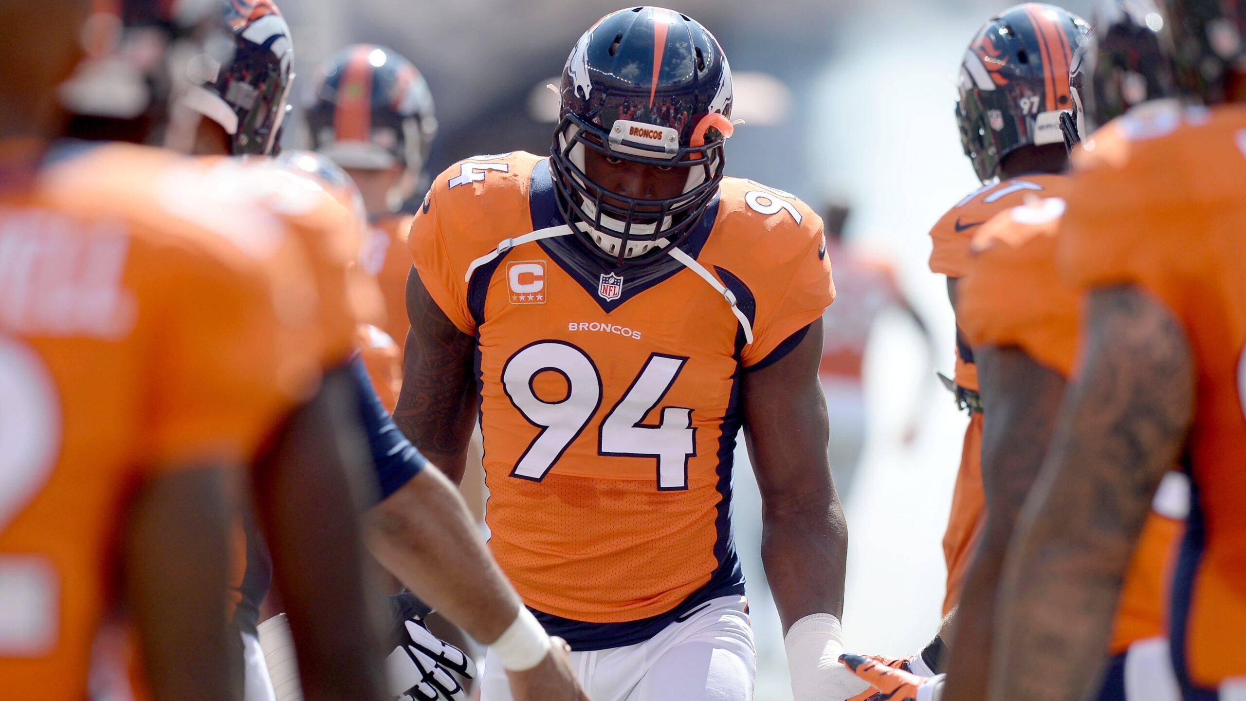 2560x1440 Von Miller on DeMarcus Ware: Whenever he's back, the other team is going to catch hell