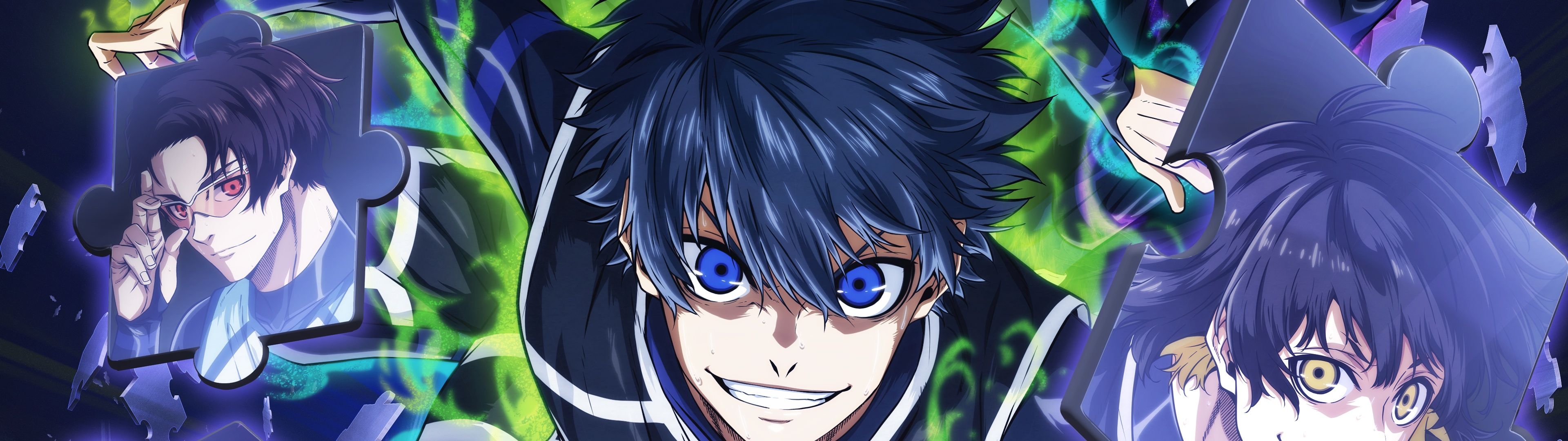 3840x1080 Blue Lock Wallpaper 4K, Anime series, Yoichi Isagi