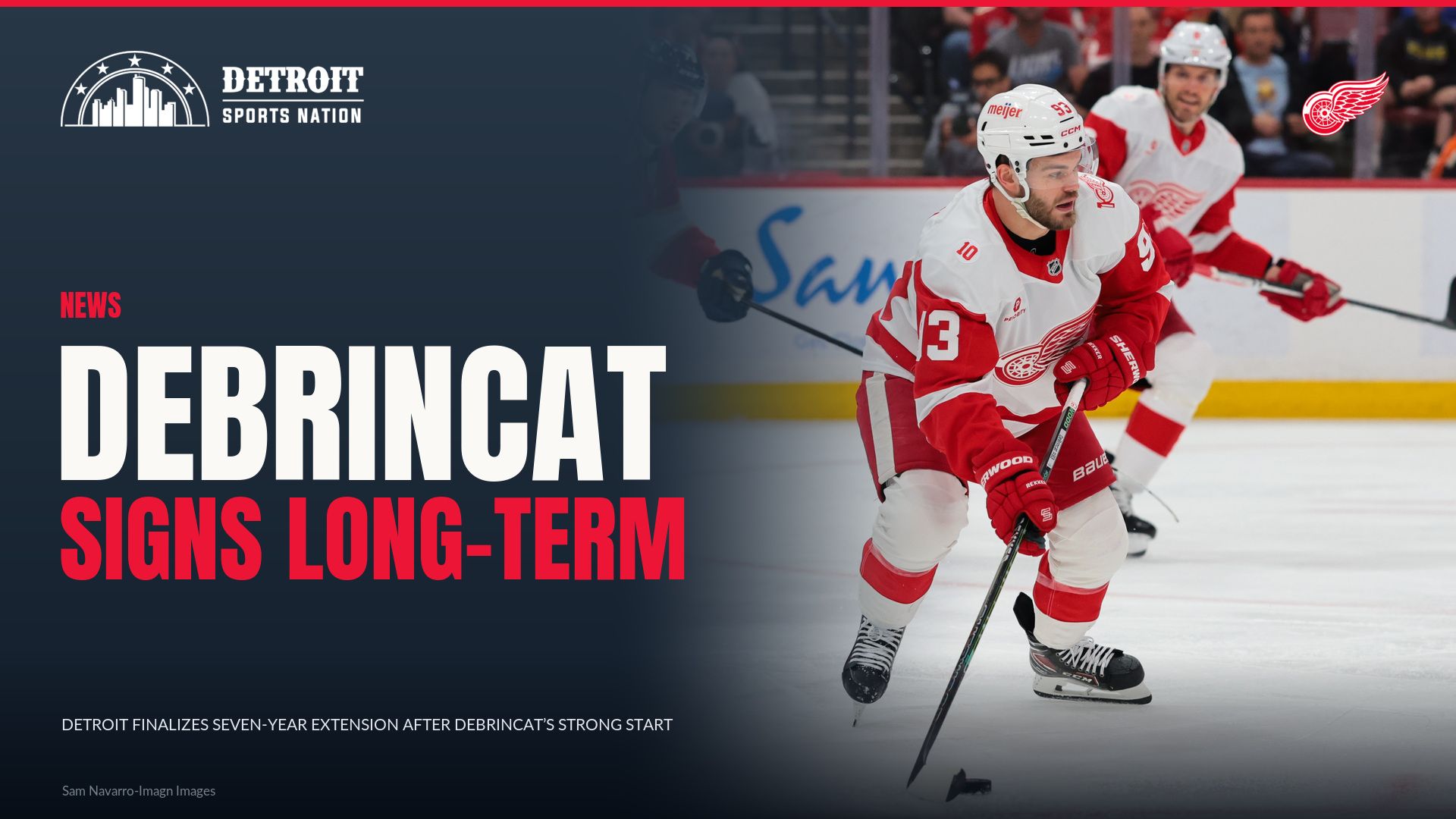 1920x1080 Alex DeBrincat Signs Seven Year Detroit Red Wings Extension