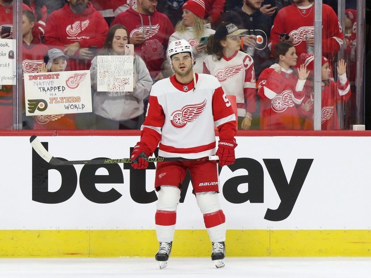 1200x900 Can The Red Wings Count On Alex DeBrincat Becoming A 40 Goal Scorer Again? Hockey Writers News, Analysis & More