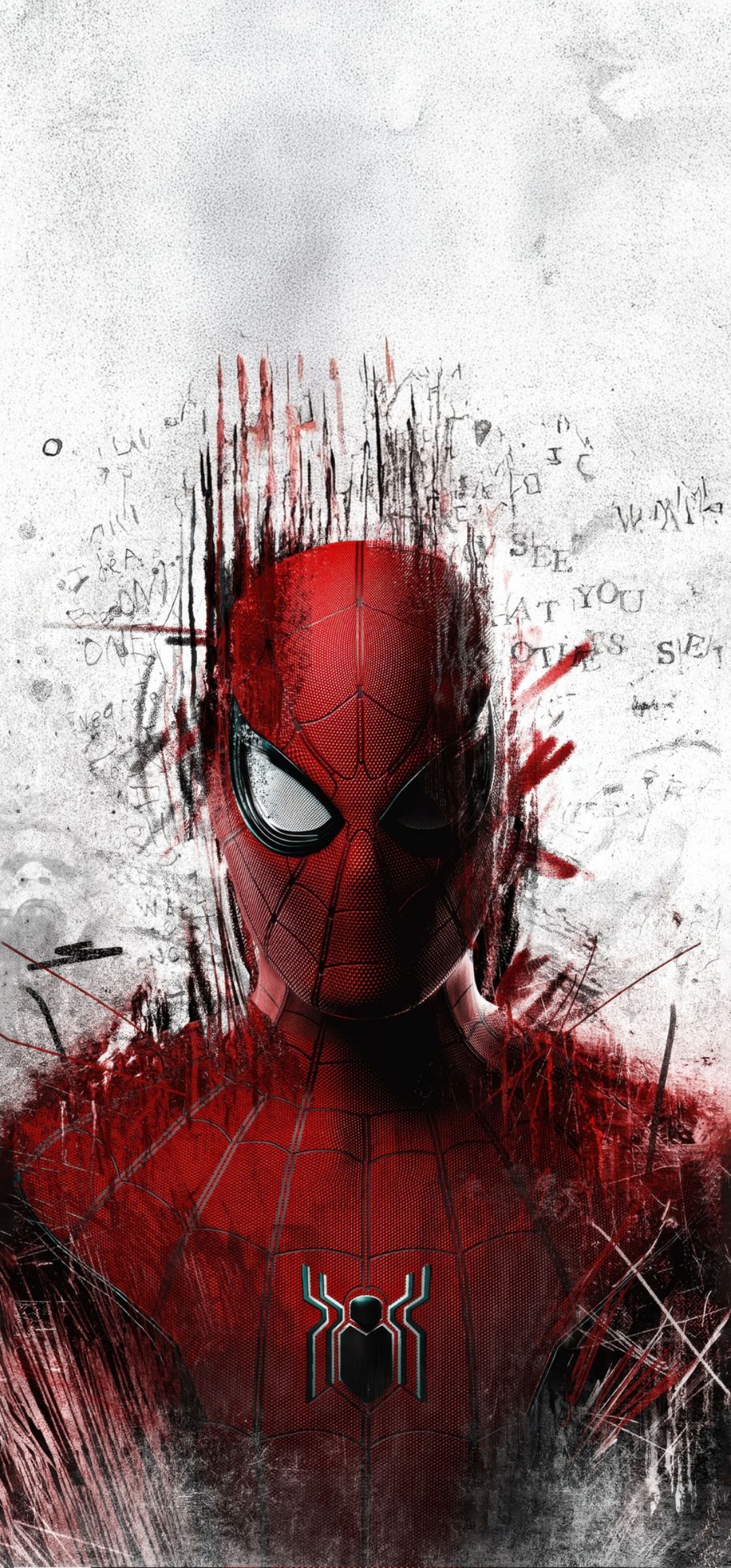 1080x2316 spiderman wallpaper