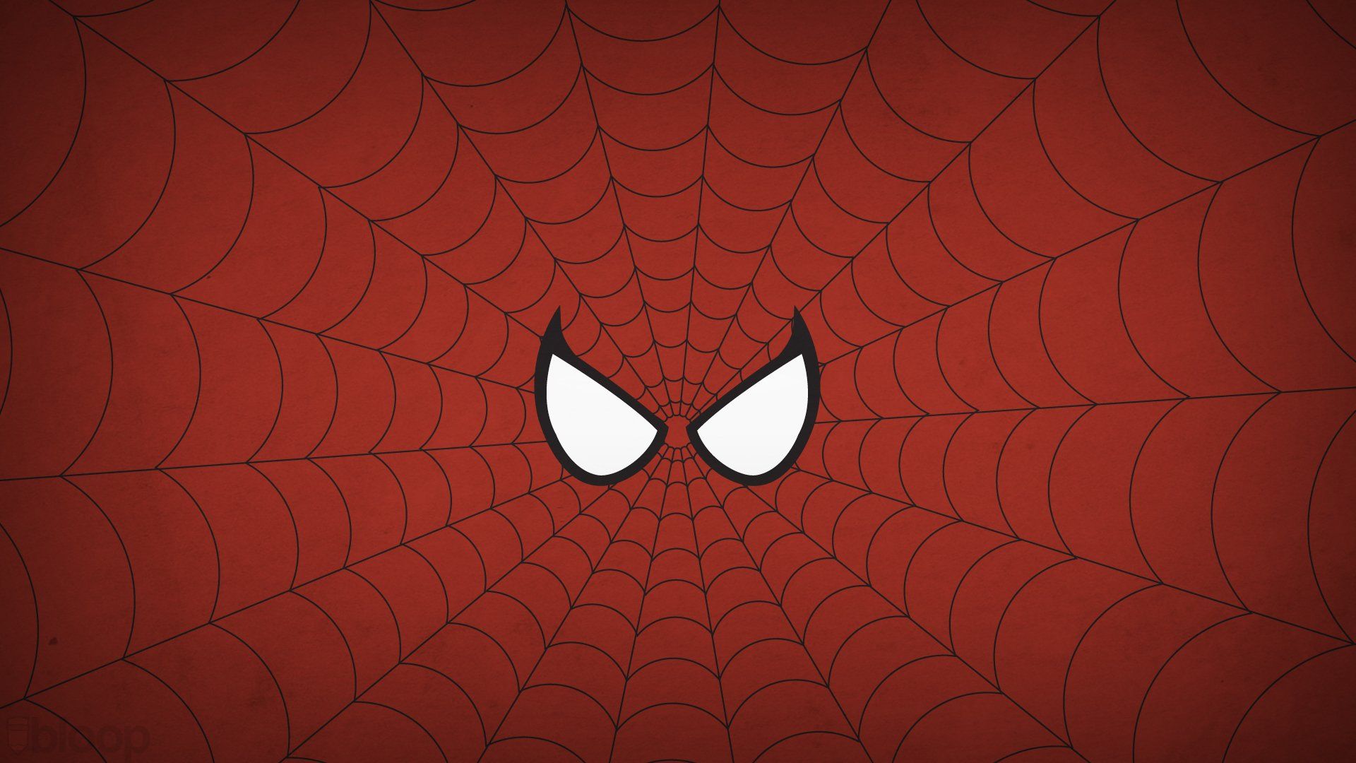 1920x1080 Minimalist Spider Man Comic HD Wallpaper Web And Eyes Designx1080