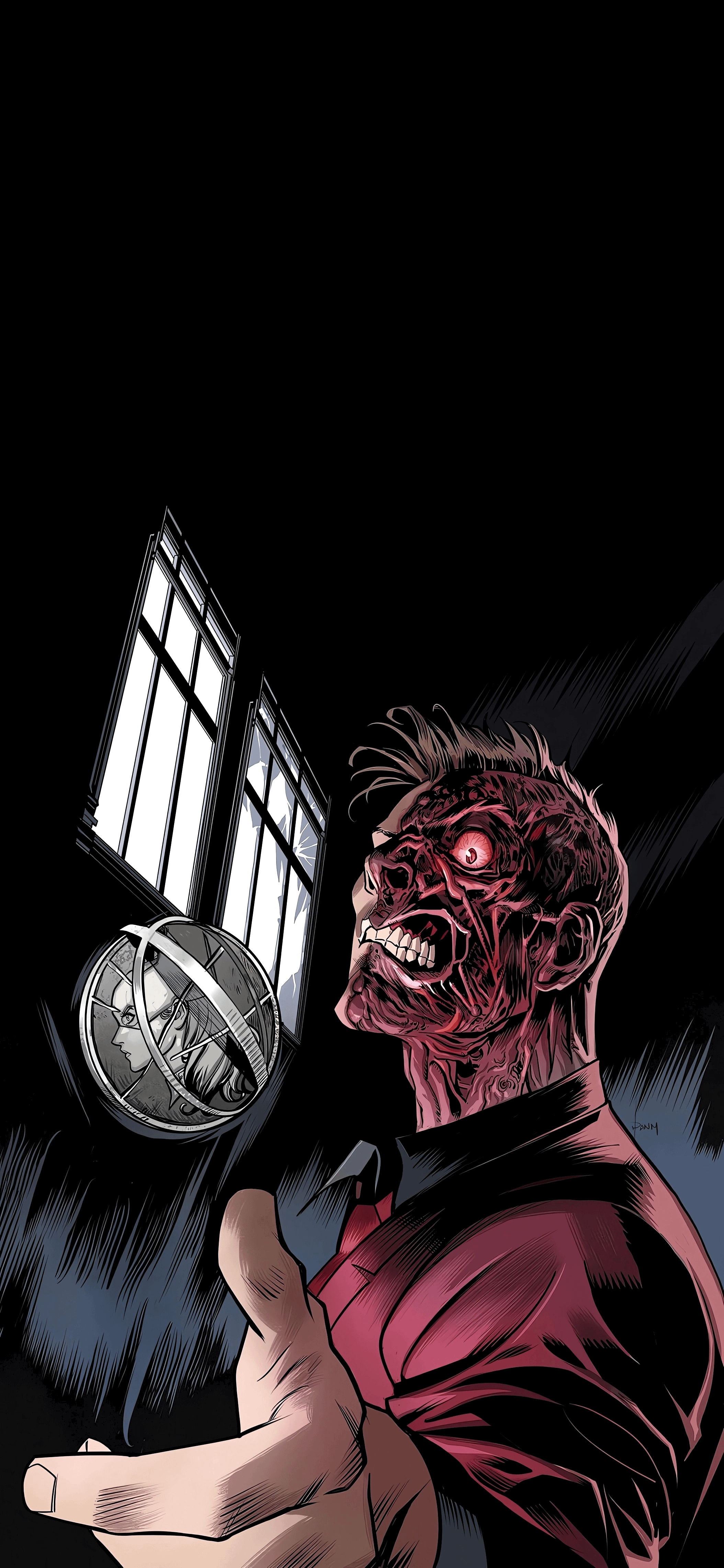 2108x4566 Batman, Two Face Wallpaper [2108x4566]