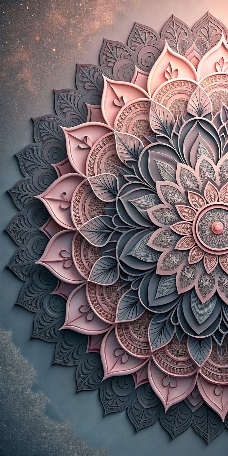 736x1472 Mudra wallpaper iphoned flower wallpaper, Floral design wallpaper, Mandala wallpaper