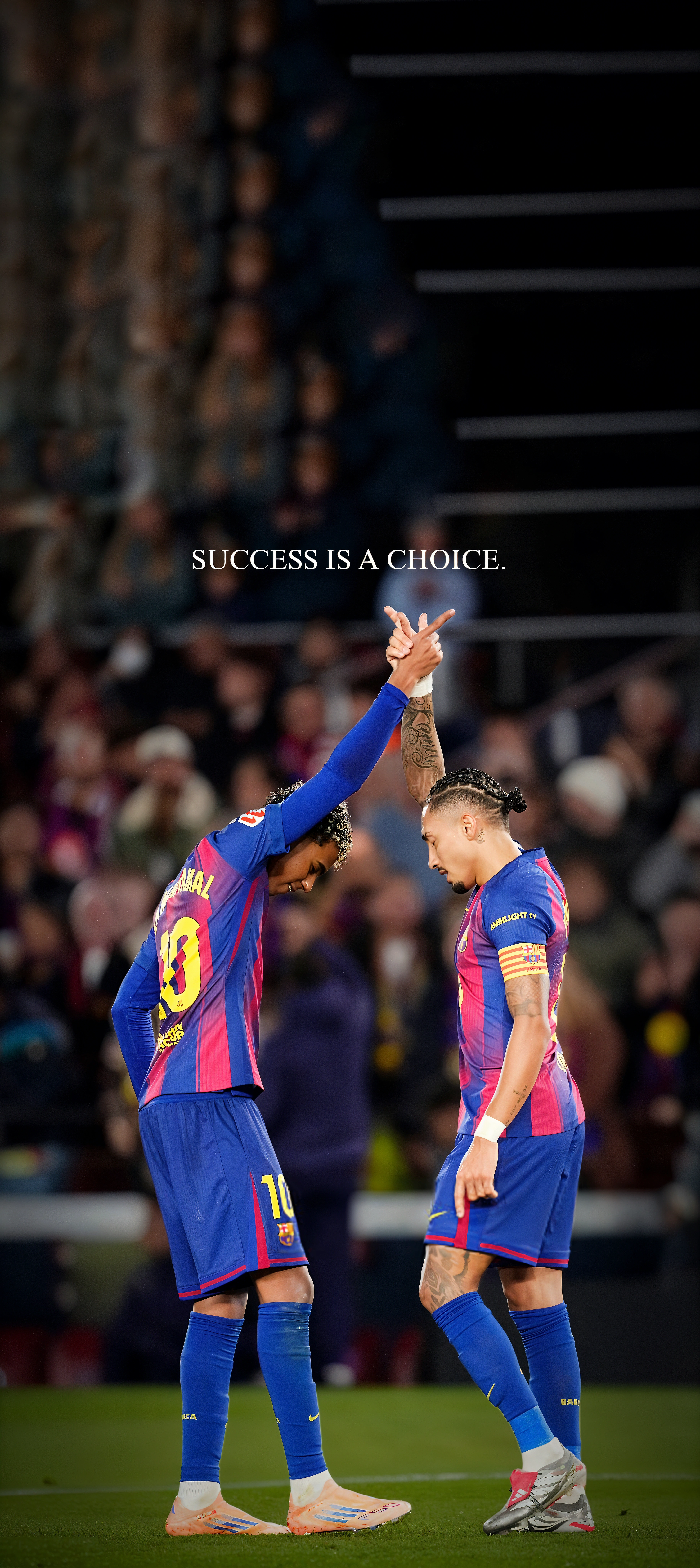 3656x8192 4k lamine & raphinha wallpaper